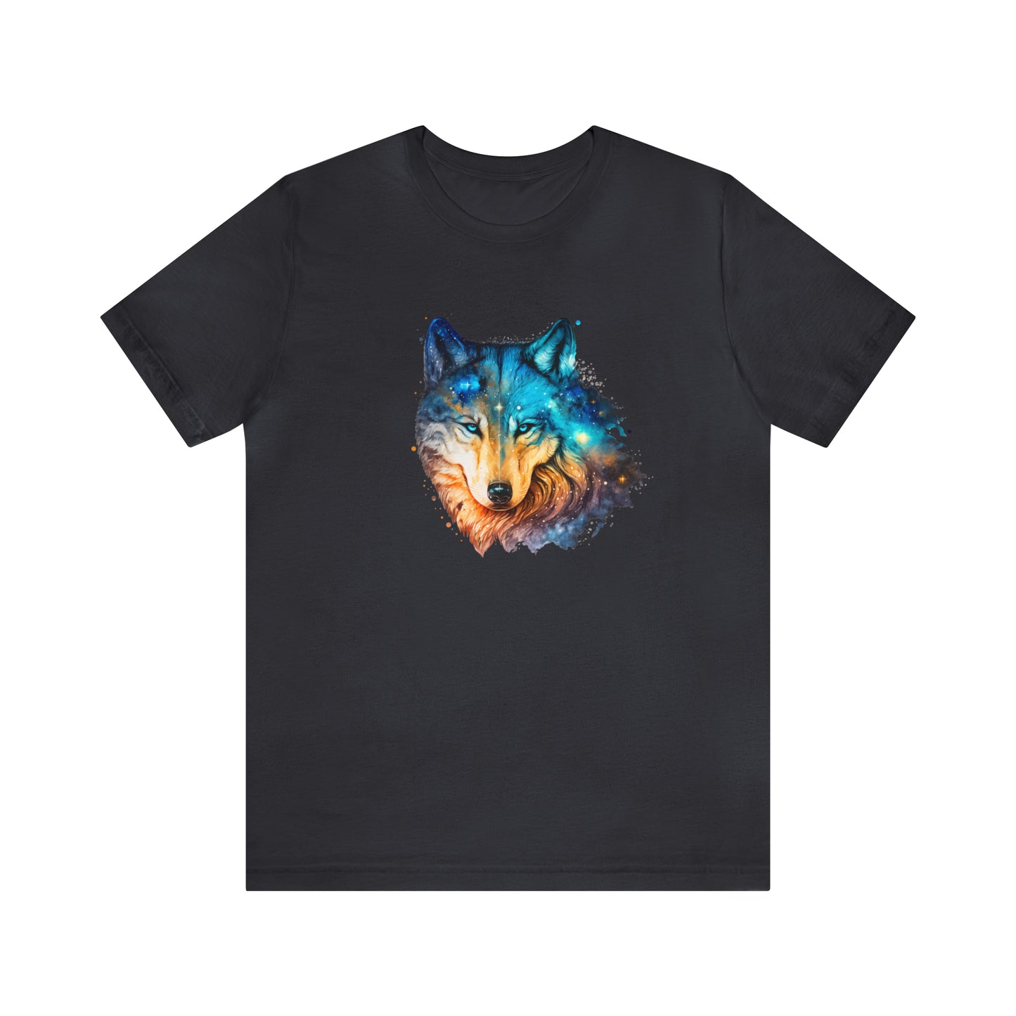 Unisex Jersey Short Sleeve Watercolor Wolf Tee