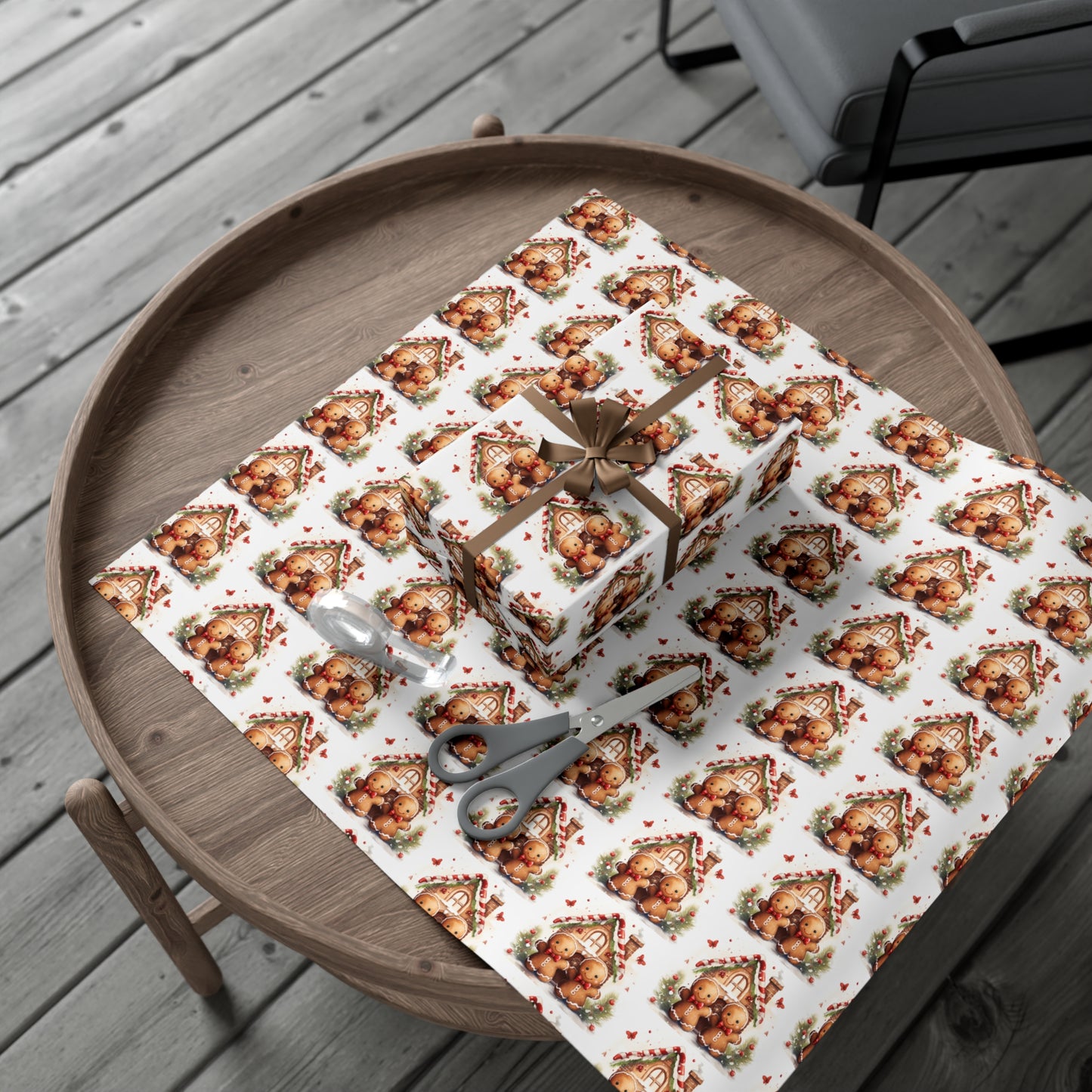 Gingerbread Gift Wrap Papers