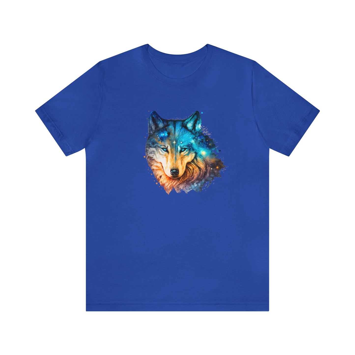 Unisex Jersey Short Sleeve Watercolor Wolf Tee