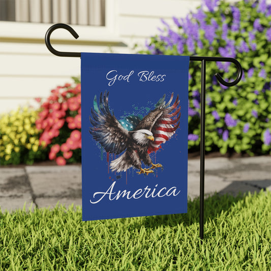 God Bless America Garden & House Banner