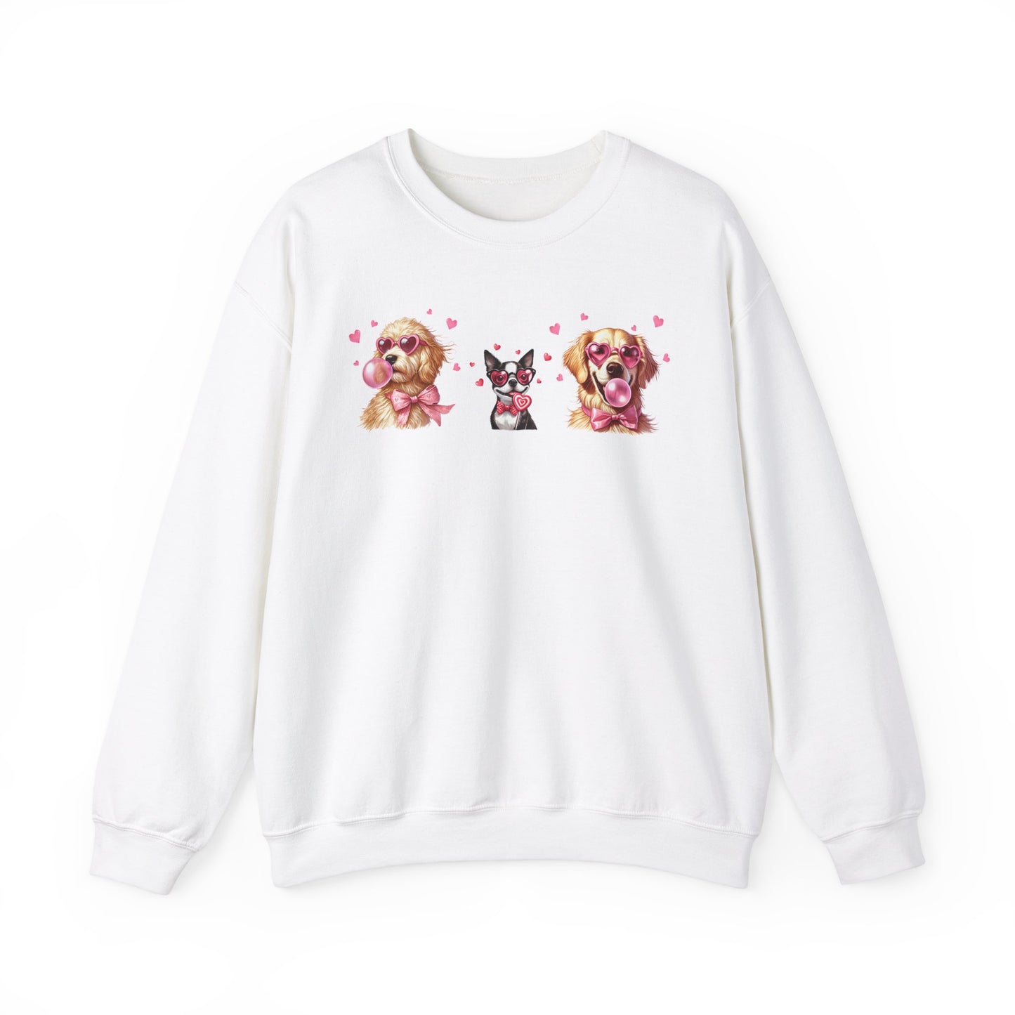 Valentine's Dog Unisex Heavy Blend™ Crewneck Sweatshirt