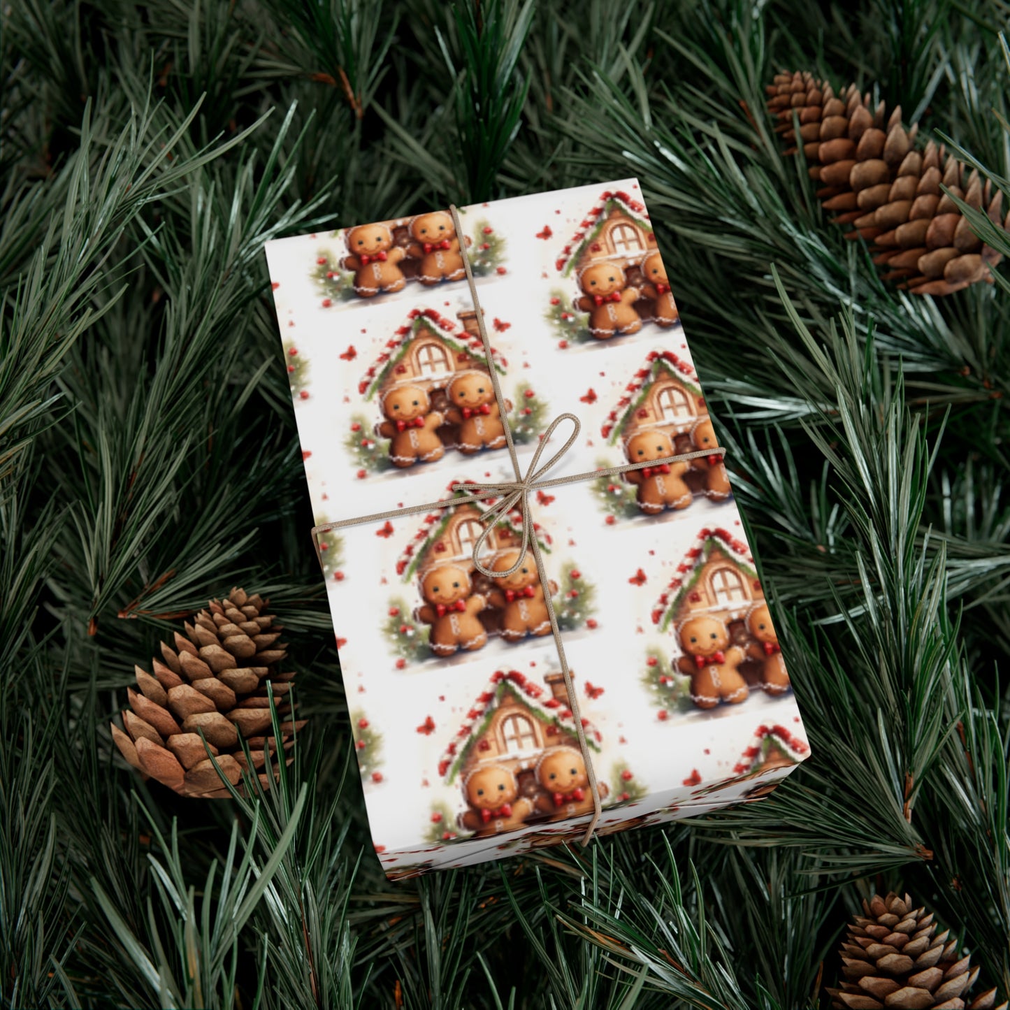 Gingerbread Gift Wrap Papers