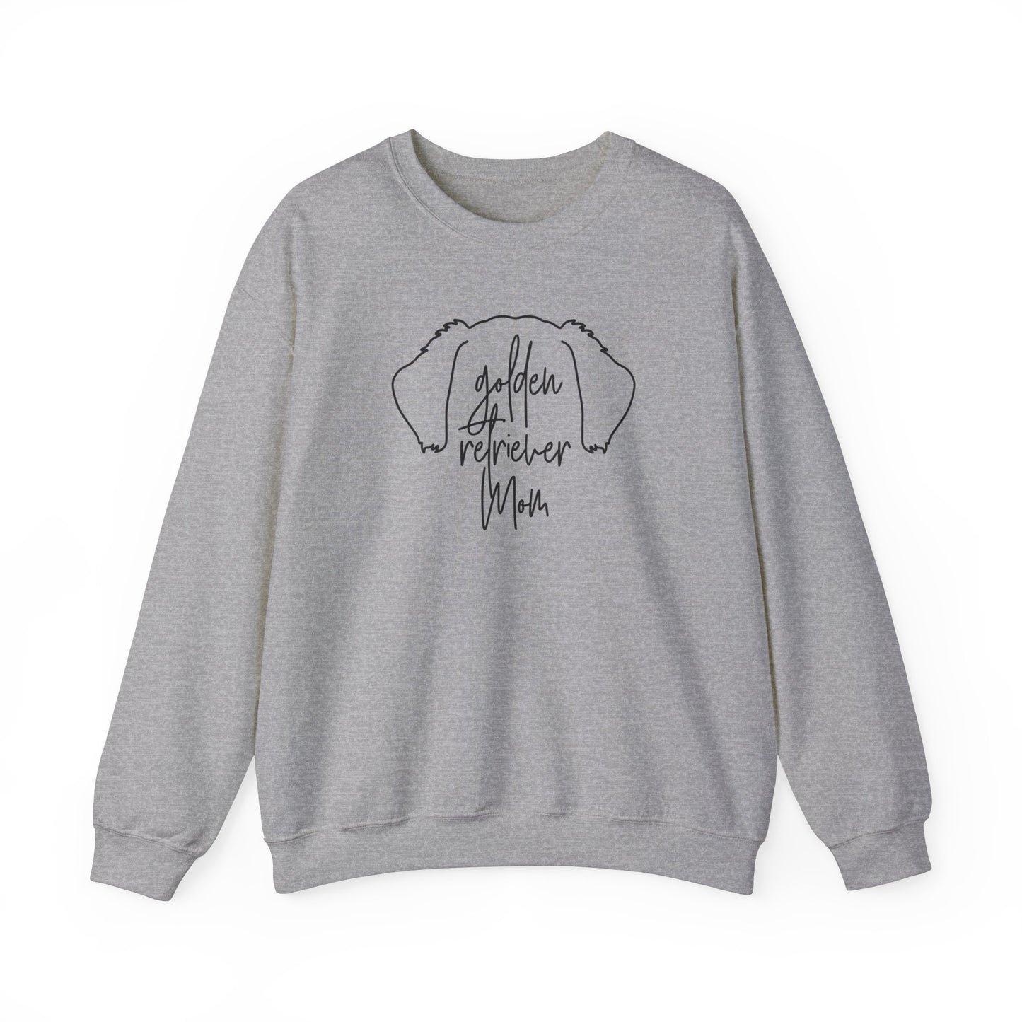 Golden Retriever Outline Unisex Heavy Blend™ Crewneck Sweatshirt