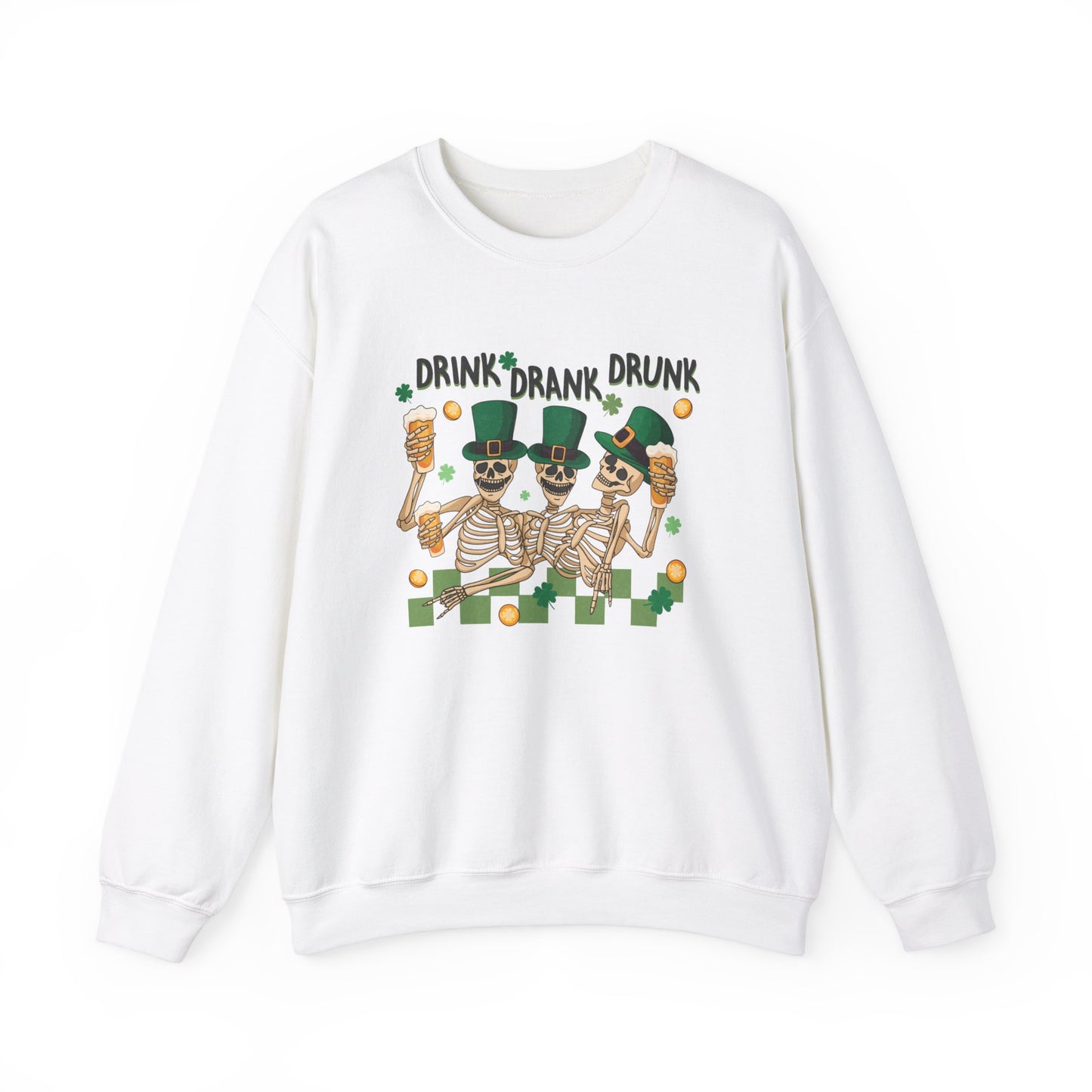 Drink Drank Drunk Unisex Heavy Blend™ Crewneck Sweatshirt