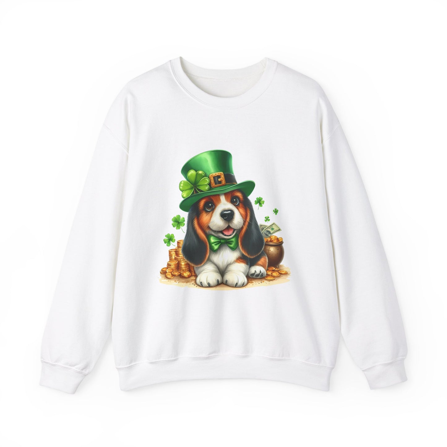 Beagle Puppy Leprechaun Unisex Sweatshirt