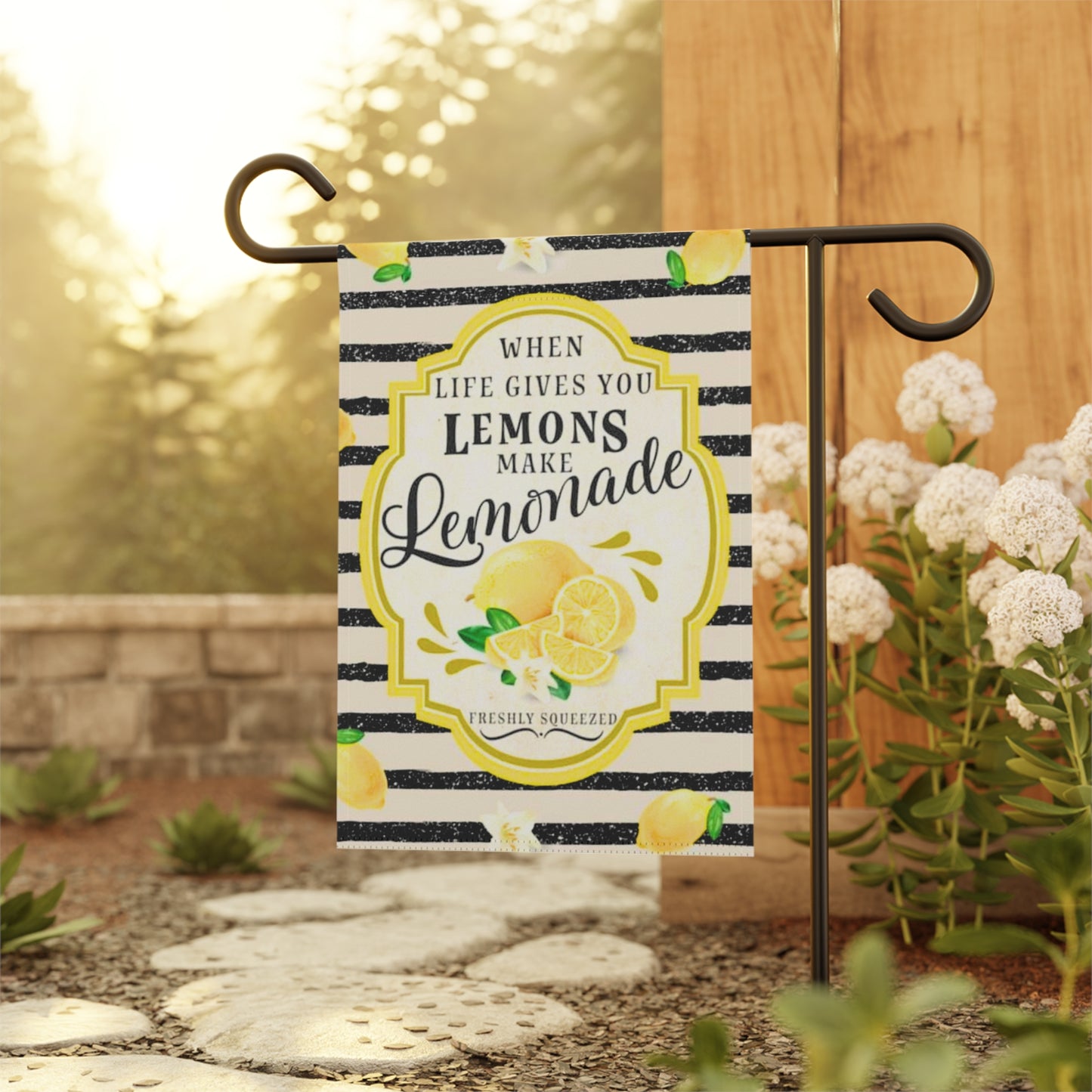 Vintage Style Lemonade Garden & House Banner