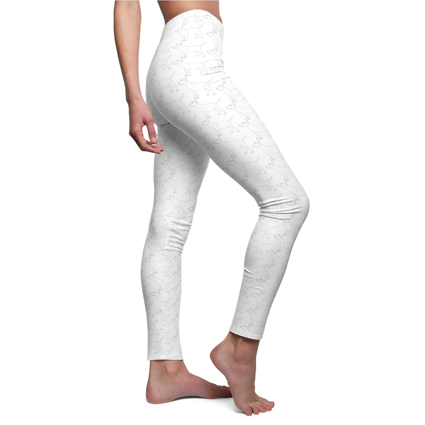 Women's Cut & Sew Casual Bull Terrier 2 Leggings