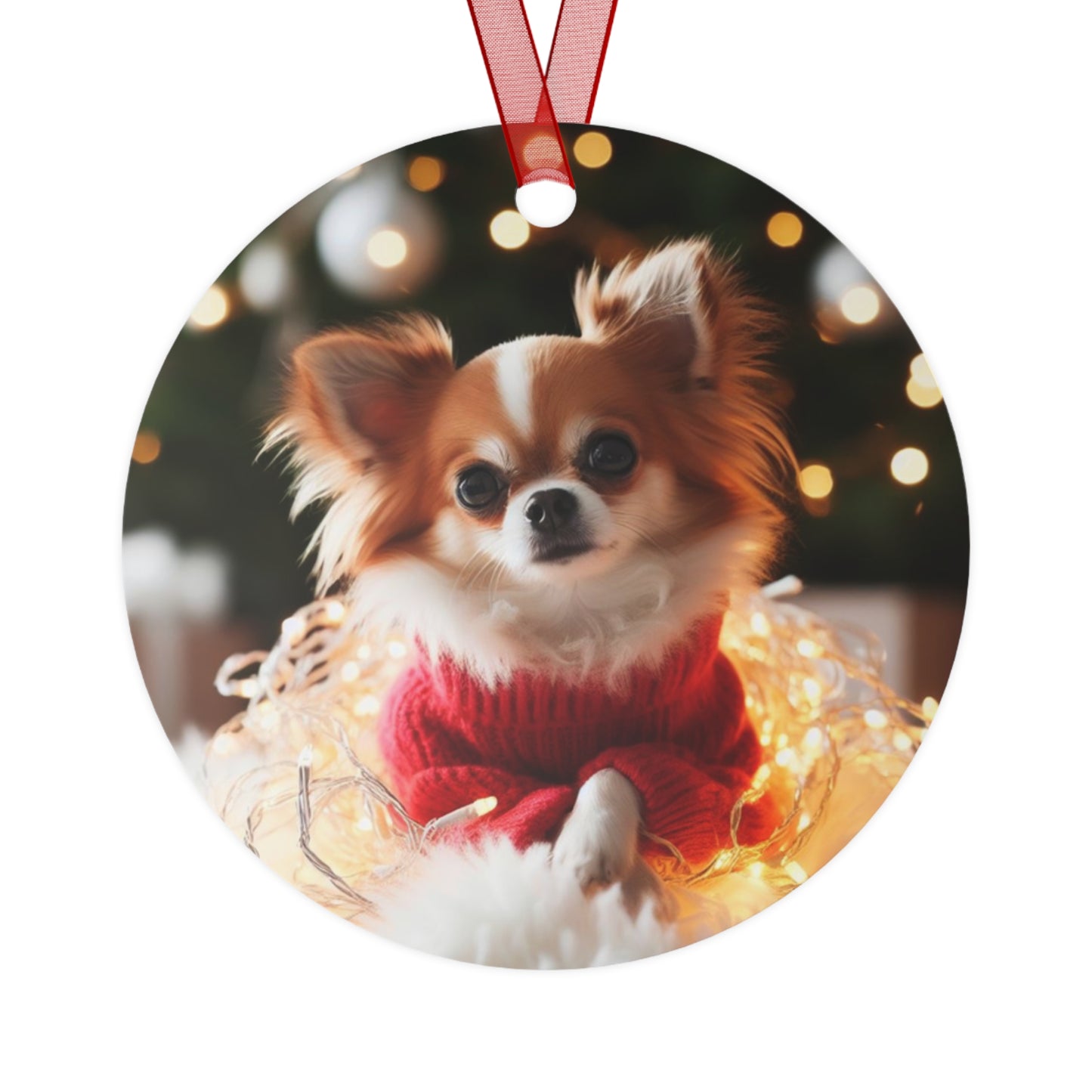 Chihuahua Metal Ornaments