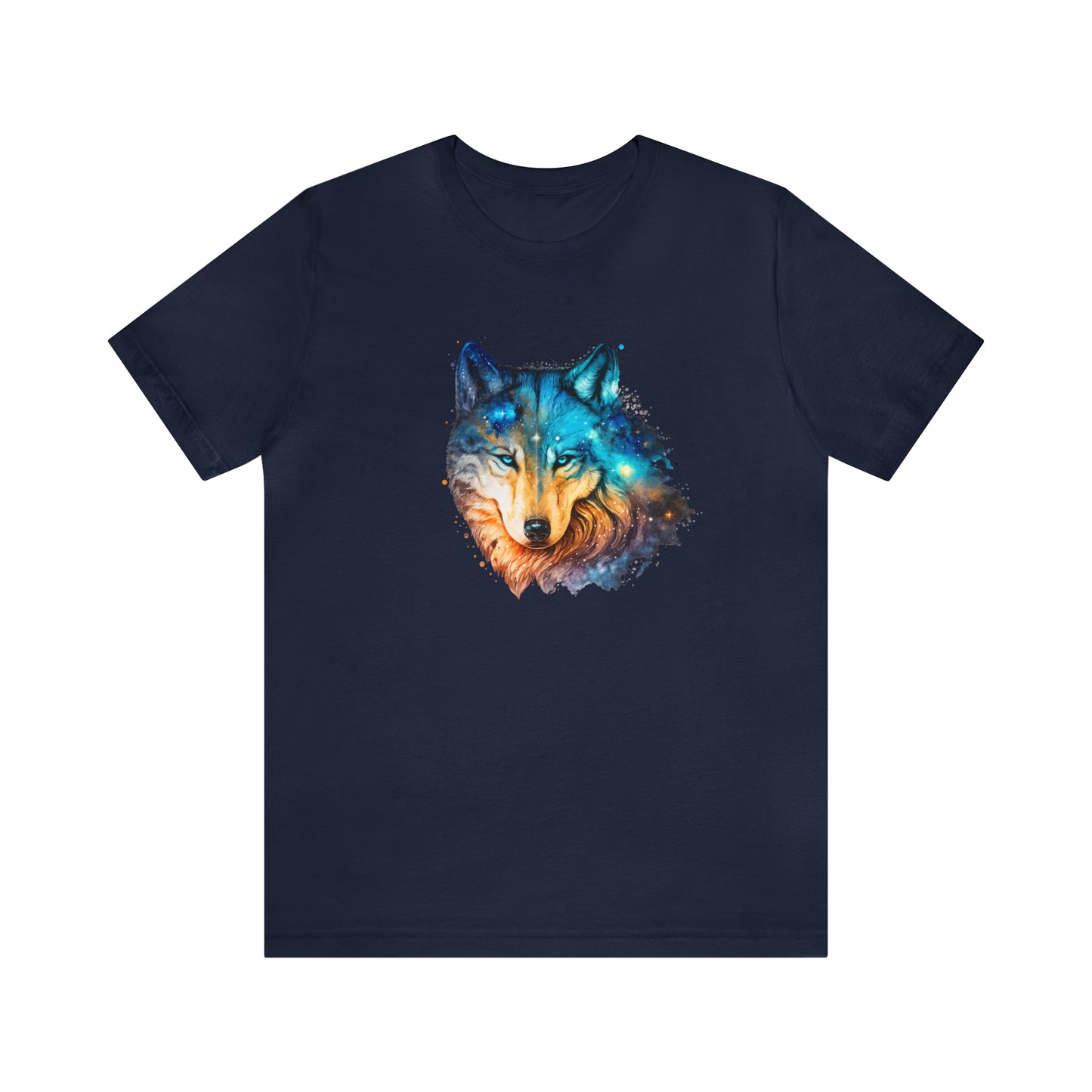 Unisex Jersey Short Sleeve Watercolor Wolf Tee