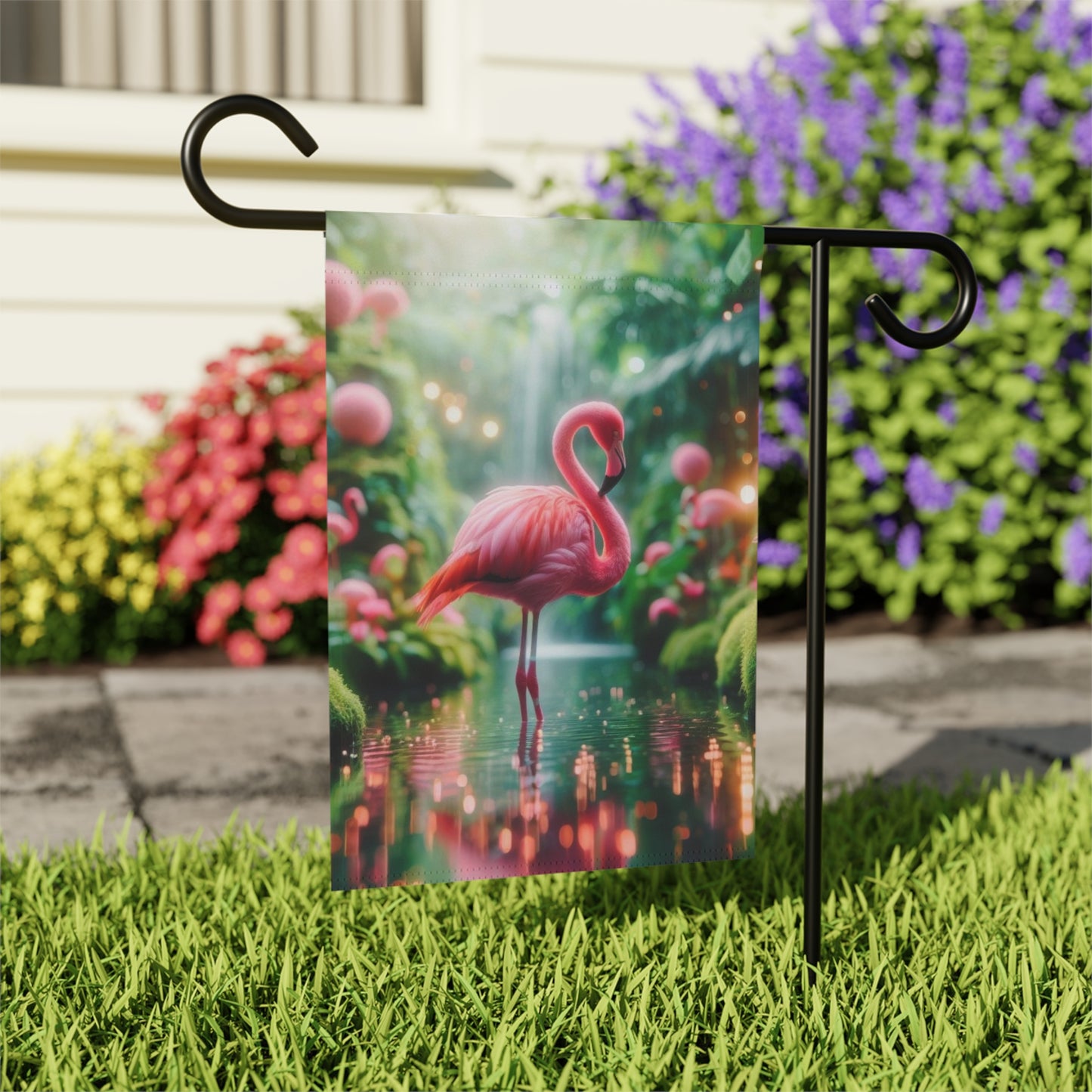 Flamingo Garden & House Banner