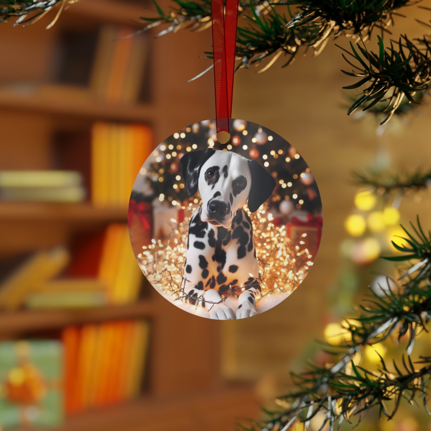 Dalmatian Metal Ornaments