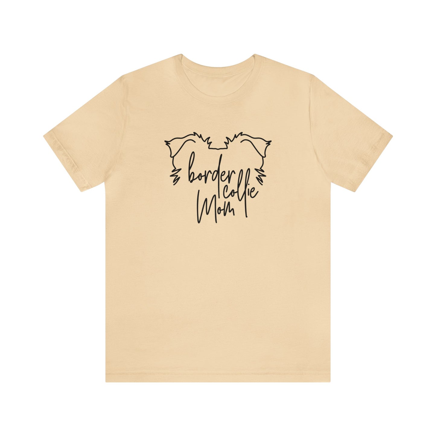 Border Collie Mom Unisex Jersey Short Sleeve Tee