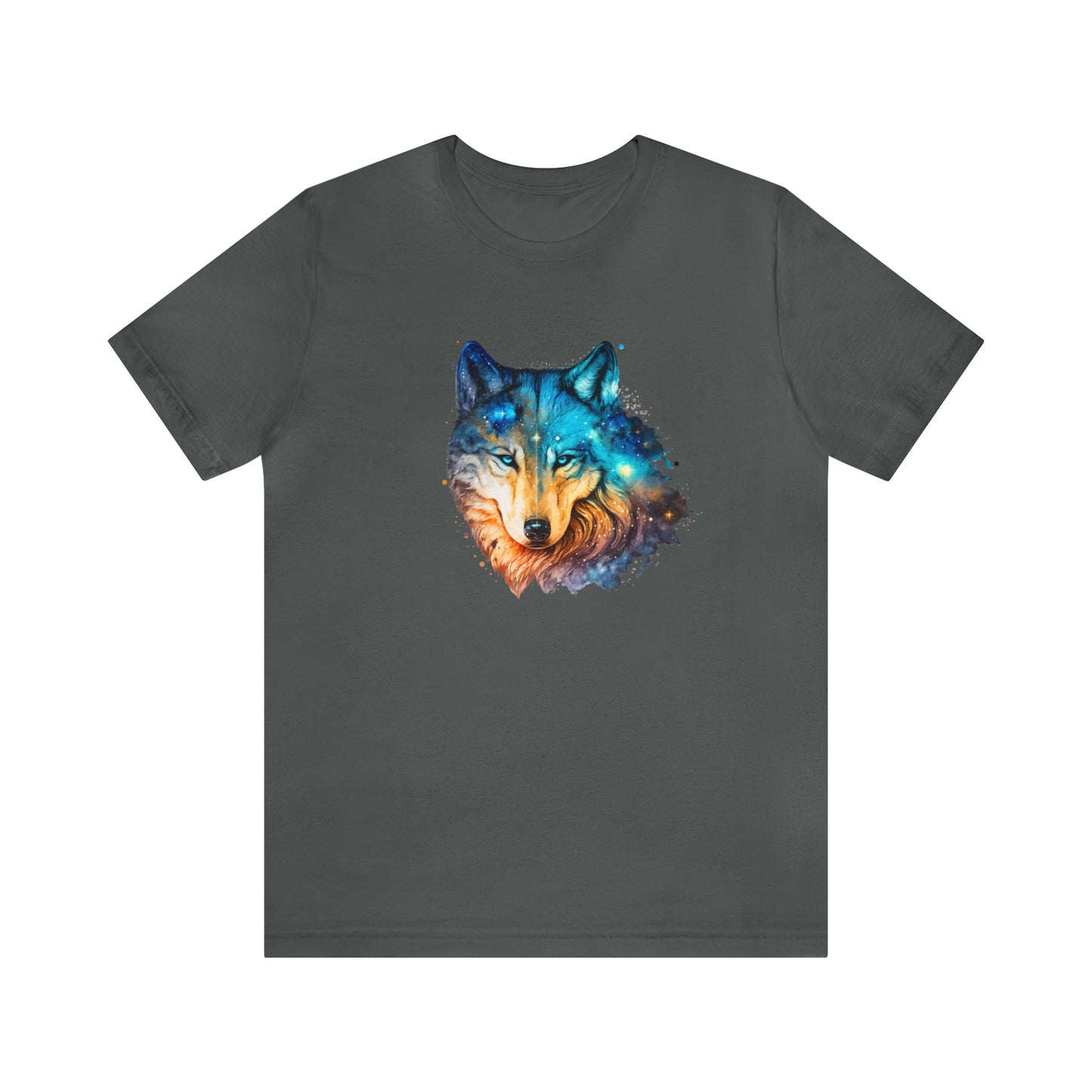 Unisex Jersey Short Sleeve Watercolor Wolf Tee