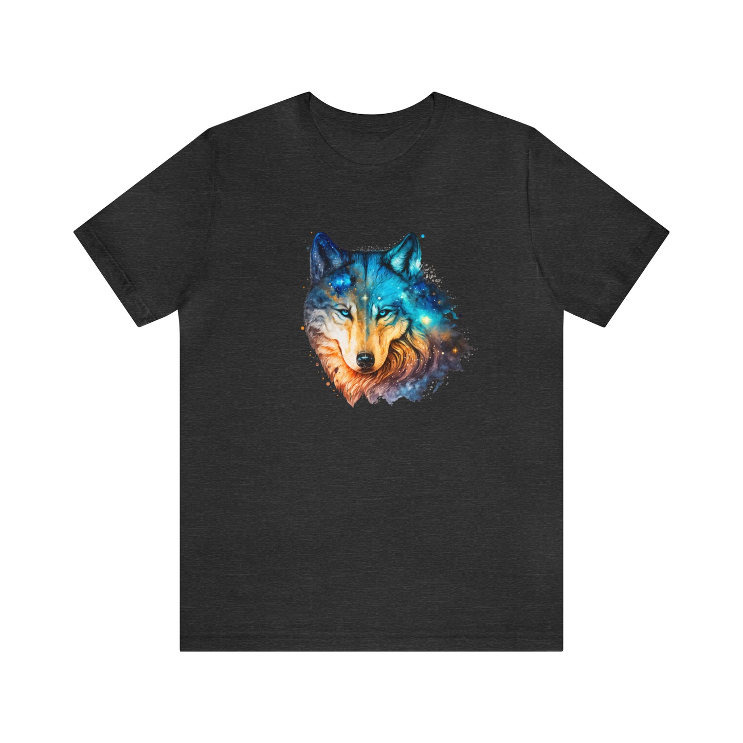 Unisex Jersey Short Sleeve Watercolor Wolf Tee