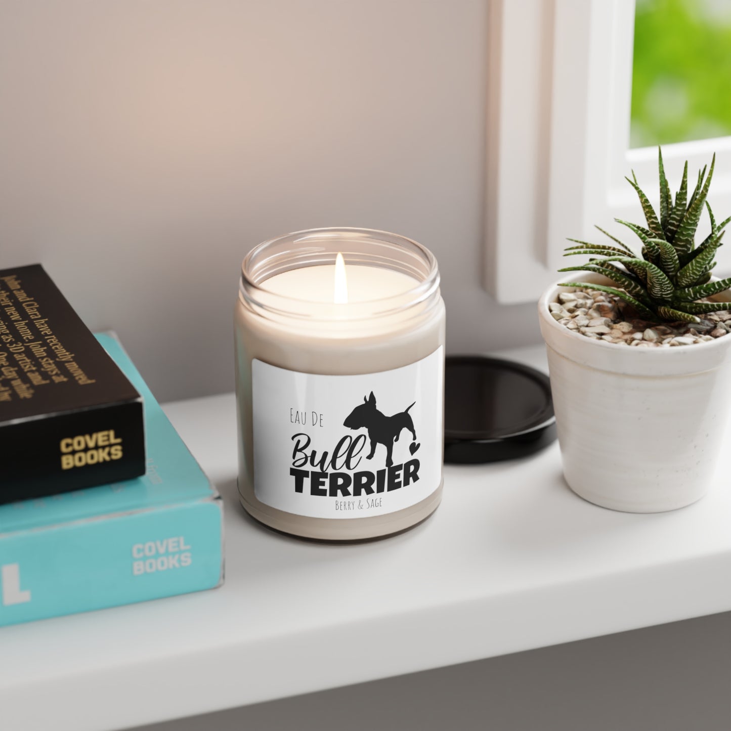 Eau De Bull Terrier Scented Soy Candle, 9oz