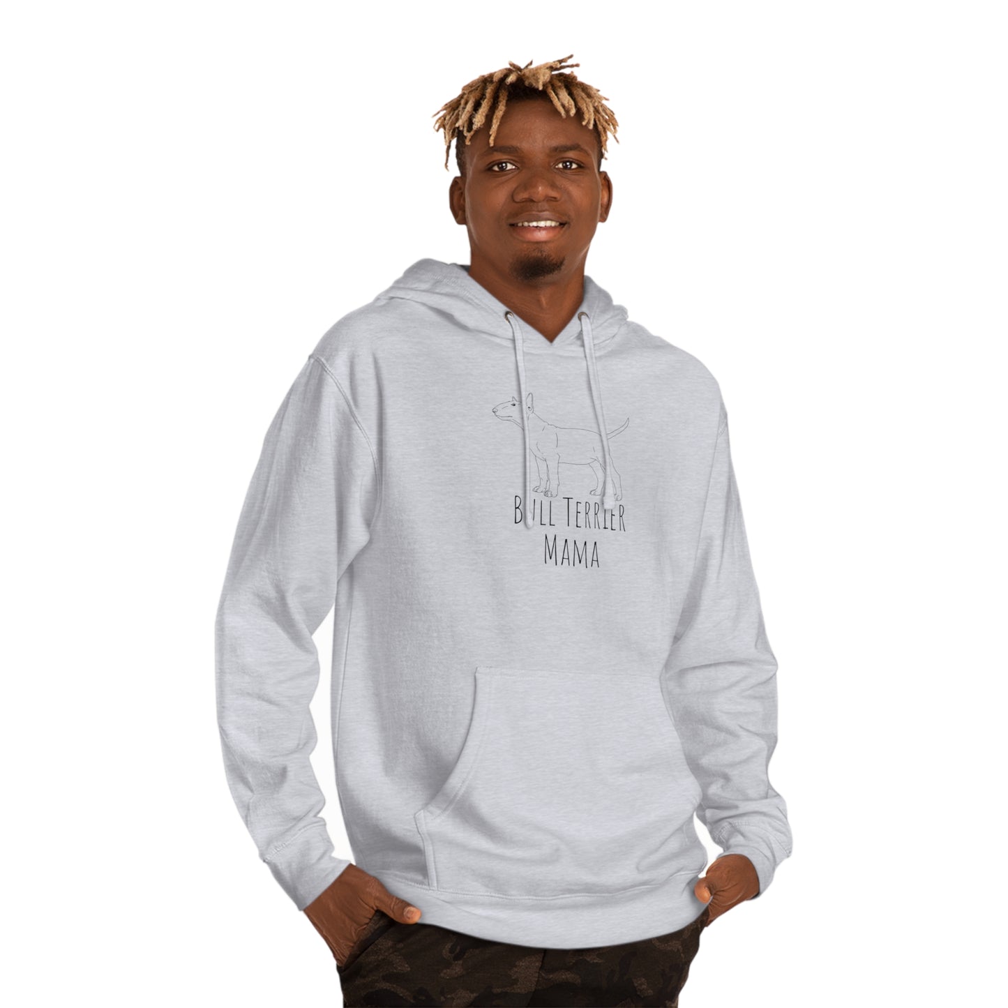 Unisex Hooded Bull Terrier Sweatshirt