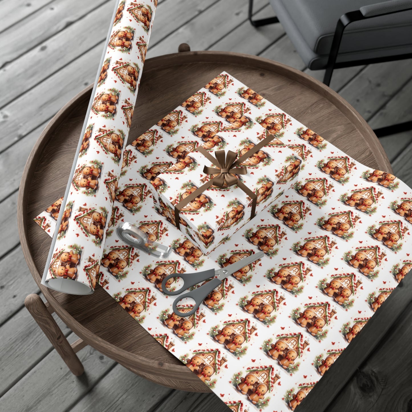 Gingerbread Gift Wrap Papers