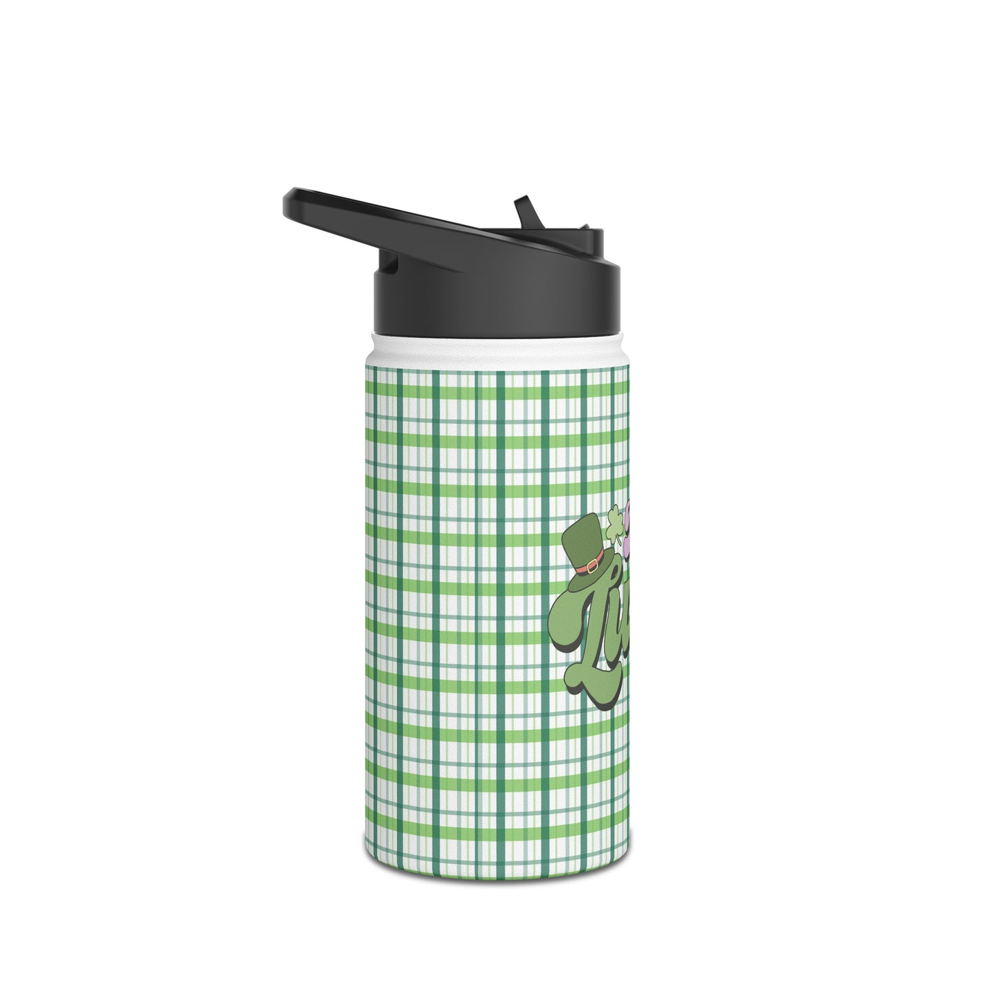 St. Patrick's Day Stainless Steel Water Bottle, Standard Lid