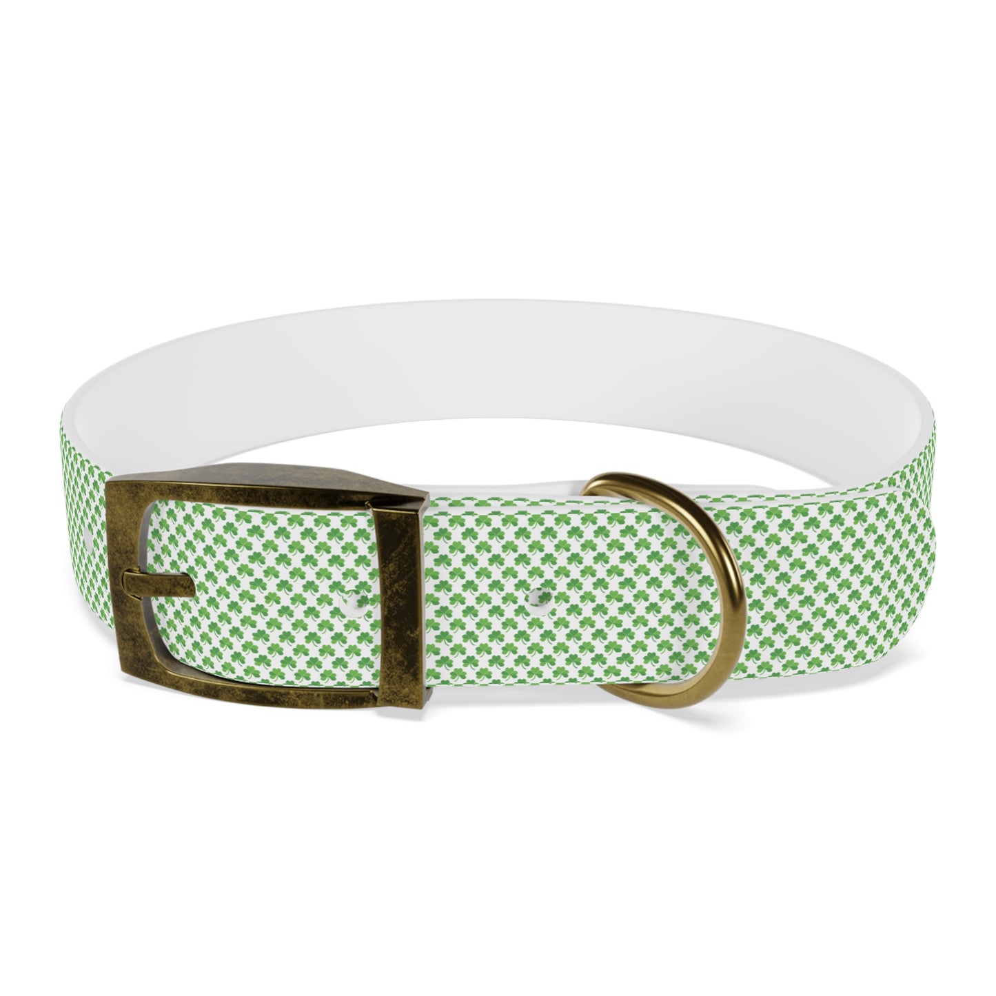 Tiny Shamrock Dog Collar