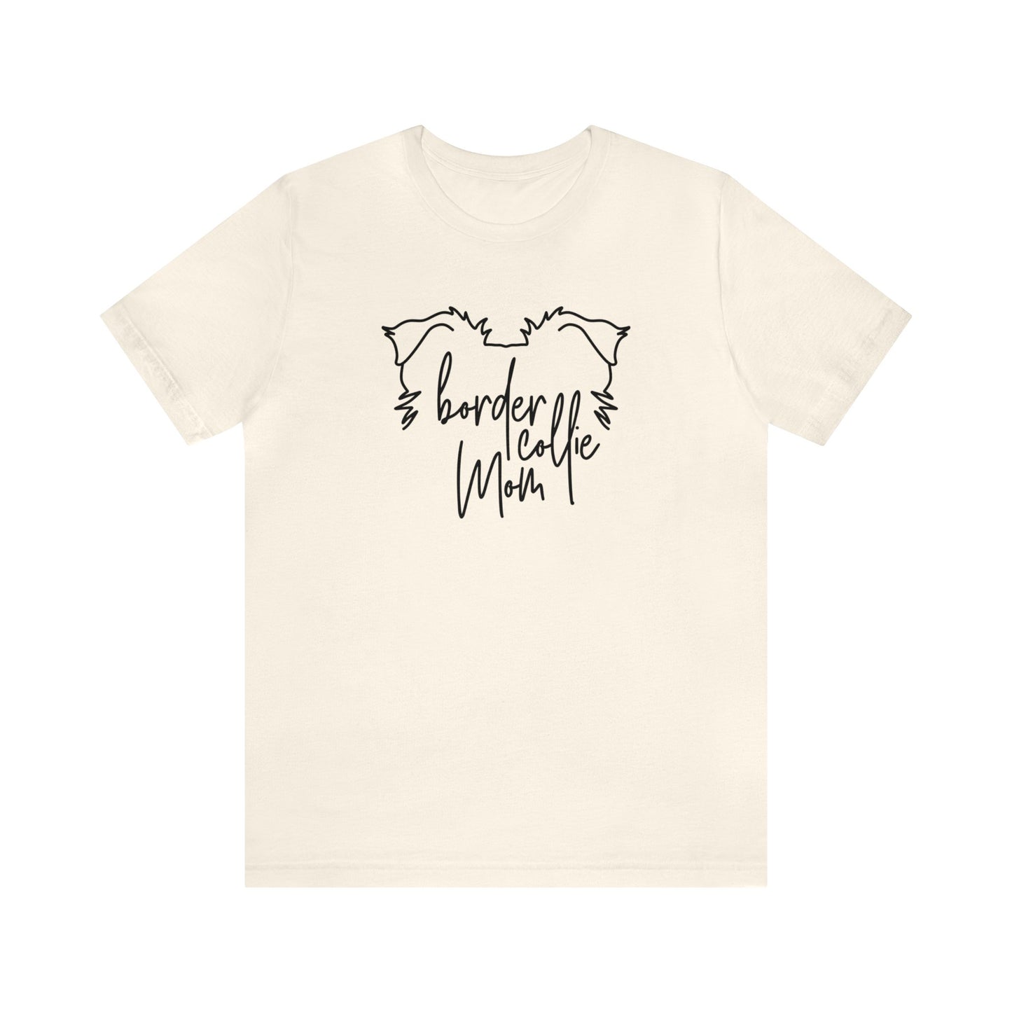 Border Collie Mom Unisex Jersey Short Sleeve Tee