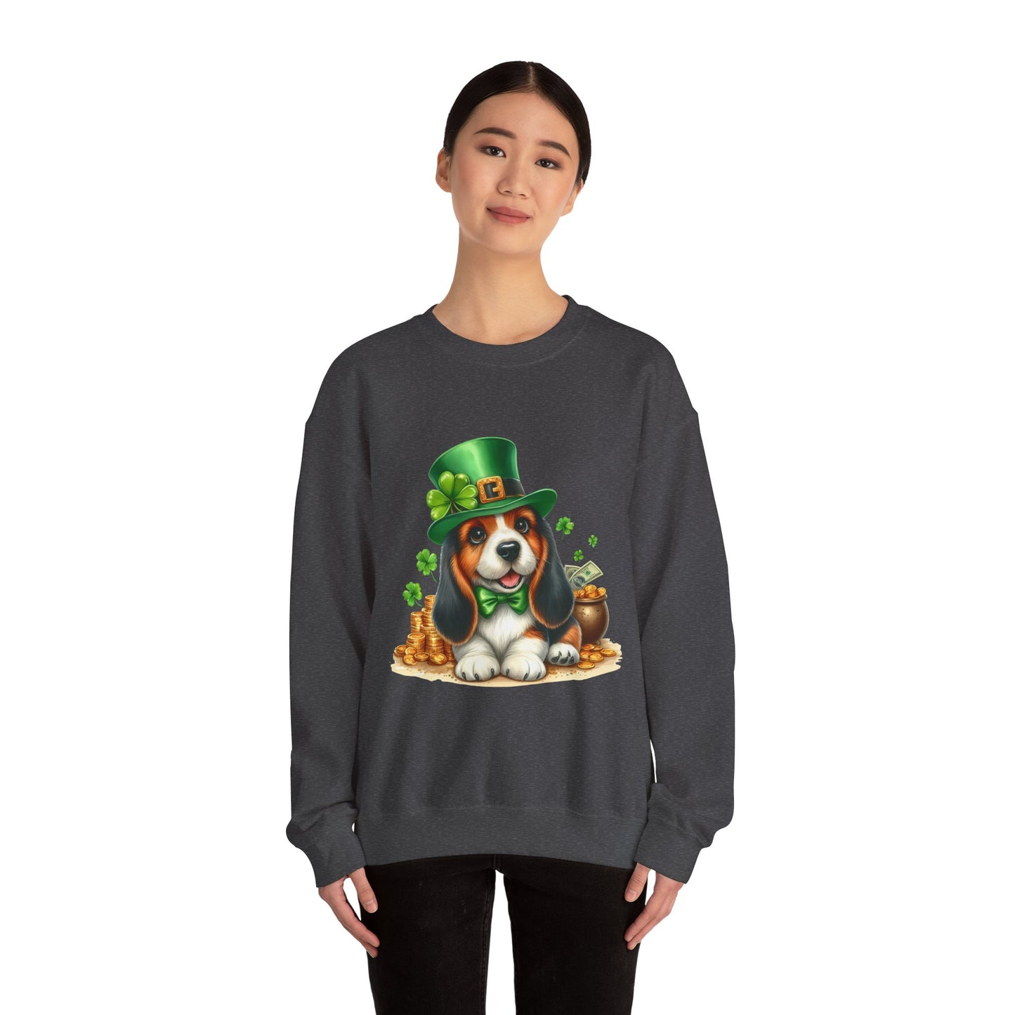 Beagle Puppy Leprechaun Unisex Sweatshirt