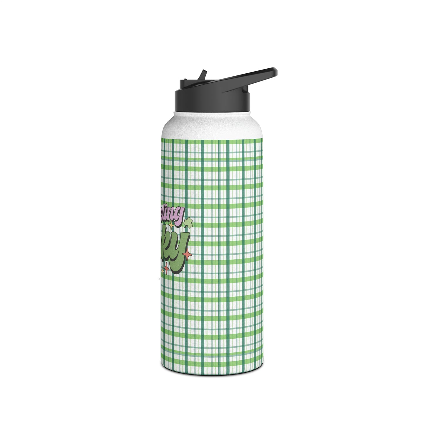St. Patrick's Day Stainless Steel Water Bottle, Standard Lid