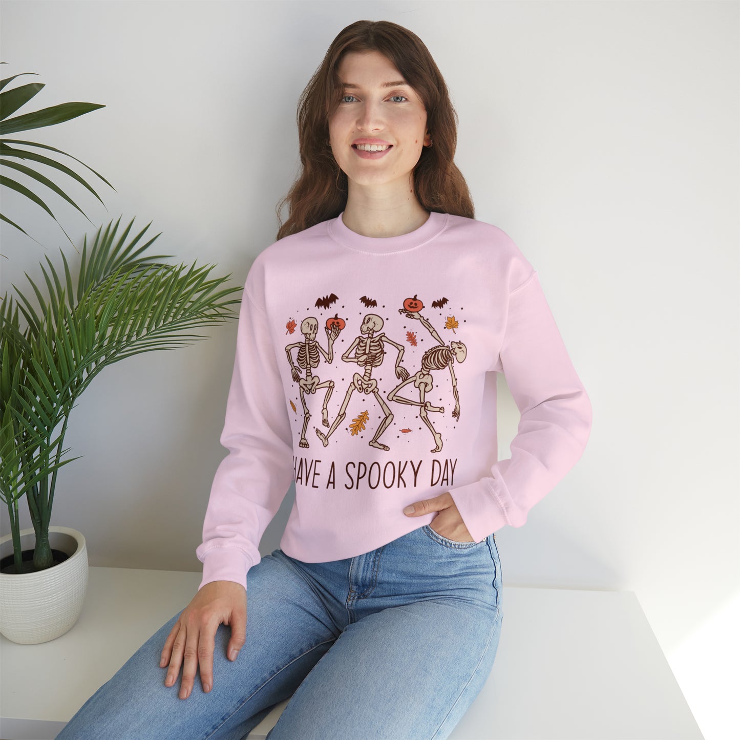 Unisex Heavy Blend™ Spooky Day Crewneck Sweatshirt
