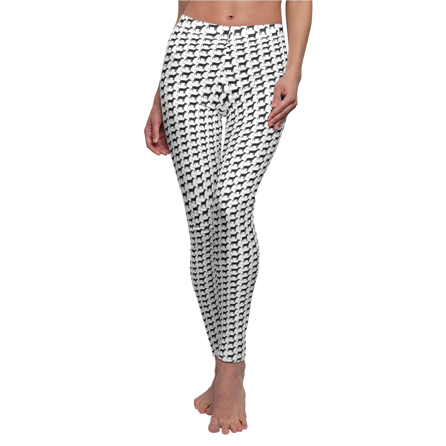 Women's Cut & Sew Casual Bull Terrier 1 Leggings