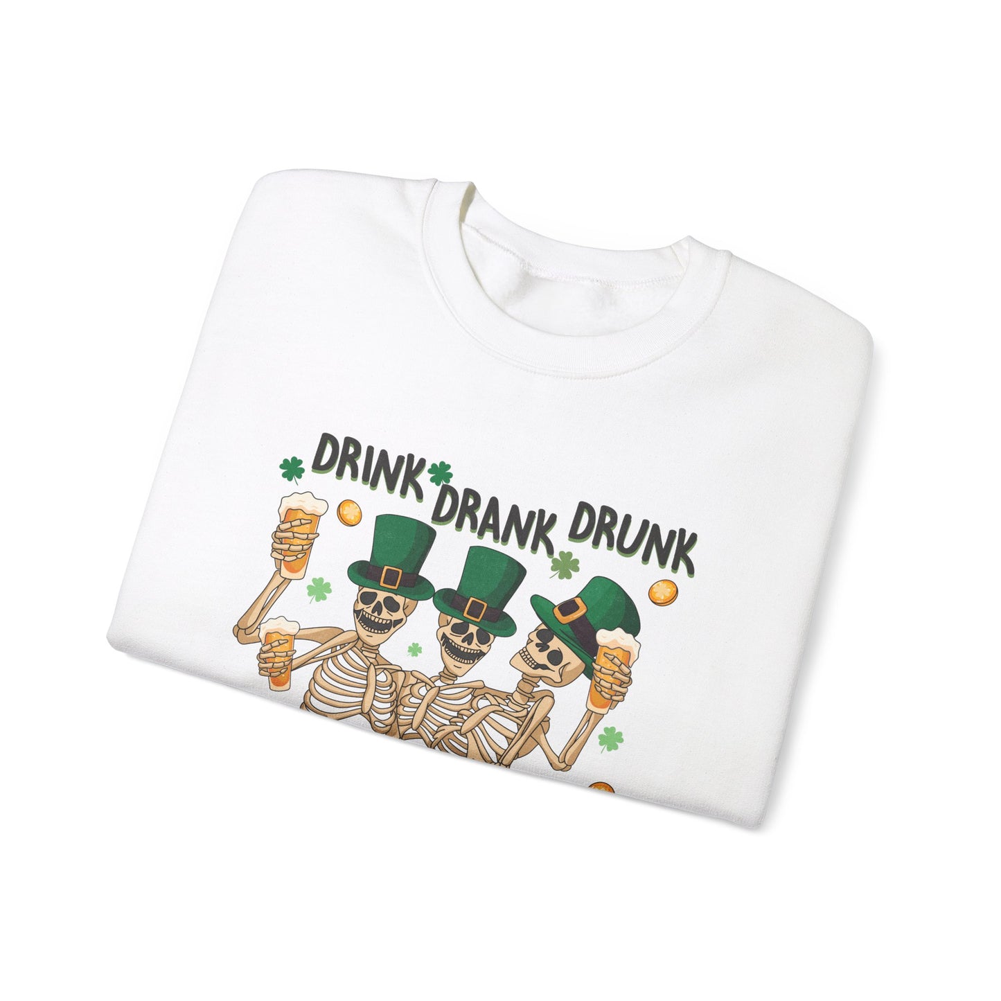 Drink Drank Drunk Unisex Heavy Blend™ Crewneck Sweatshirt