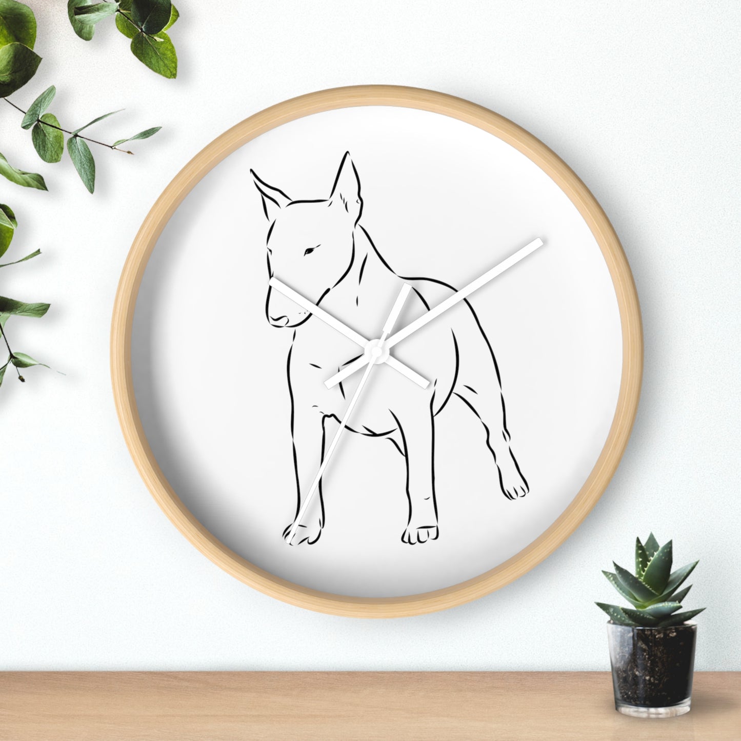 Bull Terrier Style 2 Wall Clock