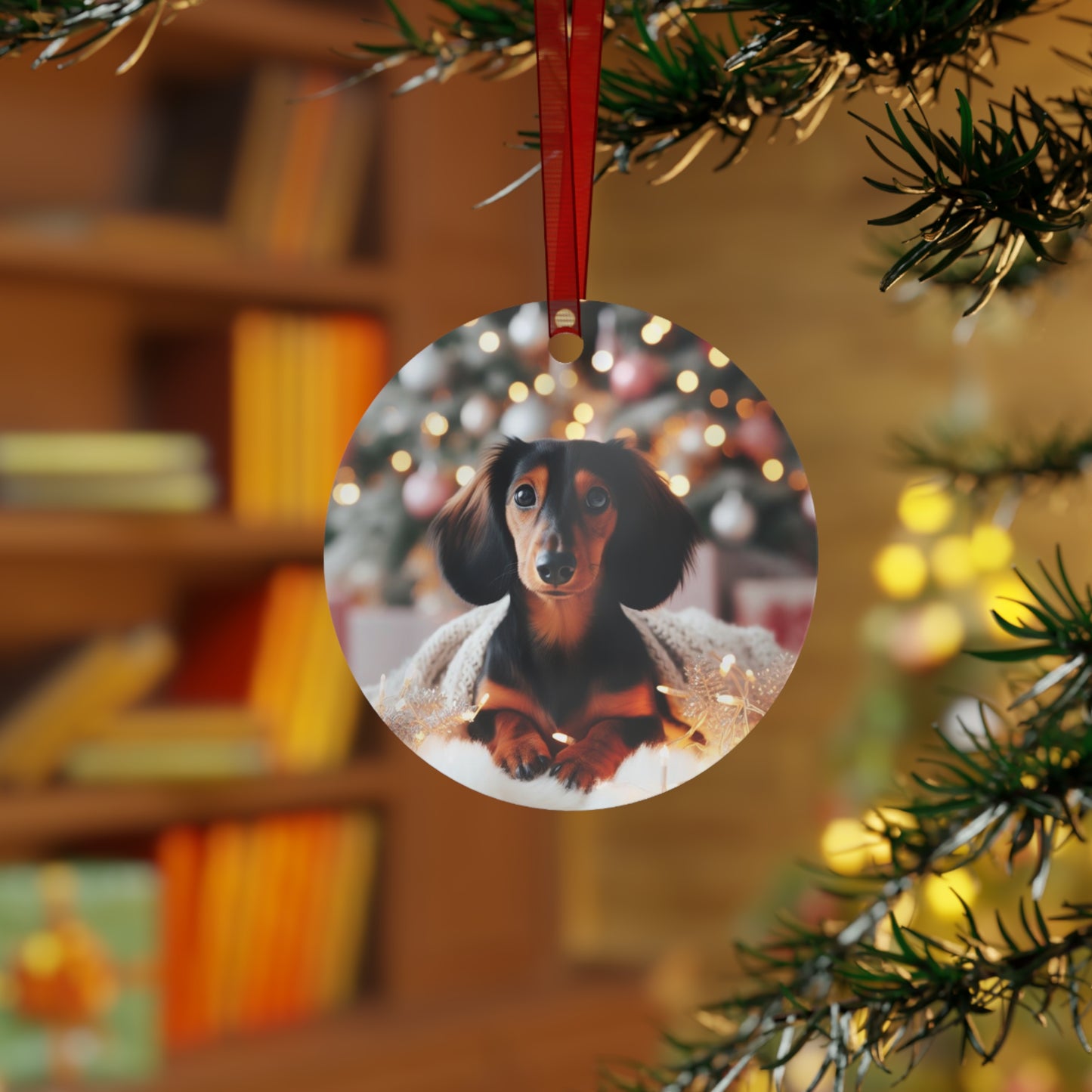 Dachshund Metal Ornaments