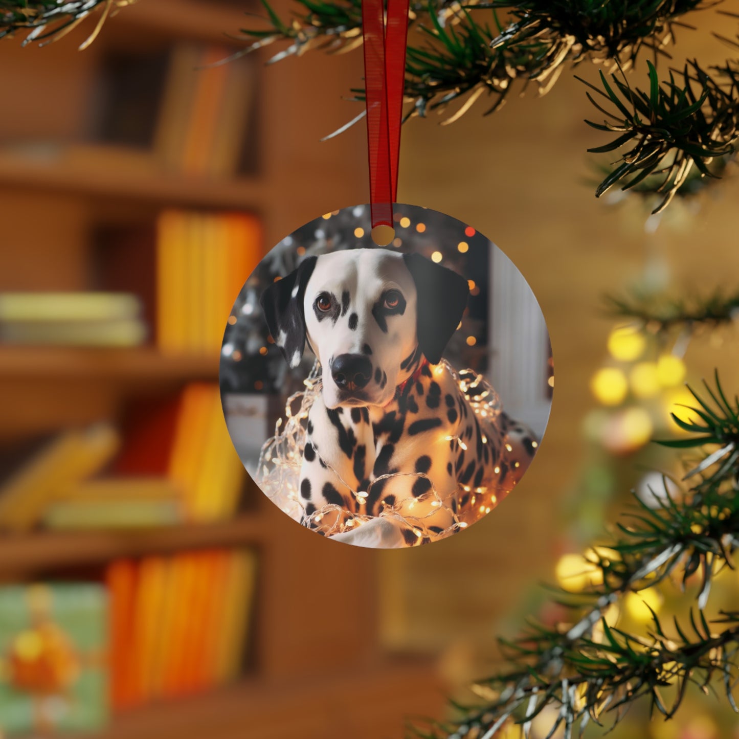 Dalmatian #2 Metal Ornaments