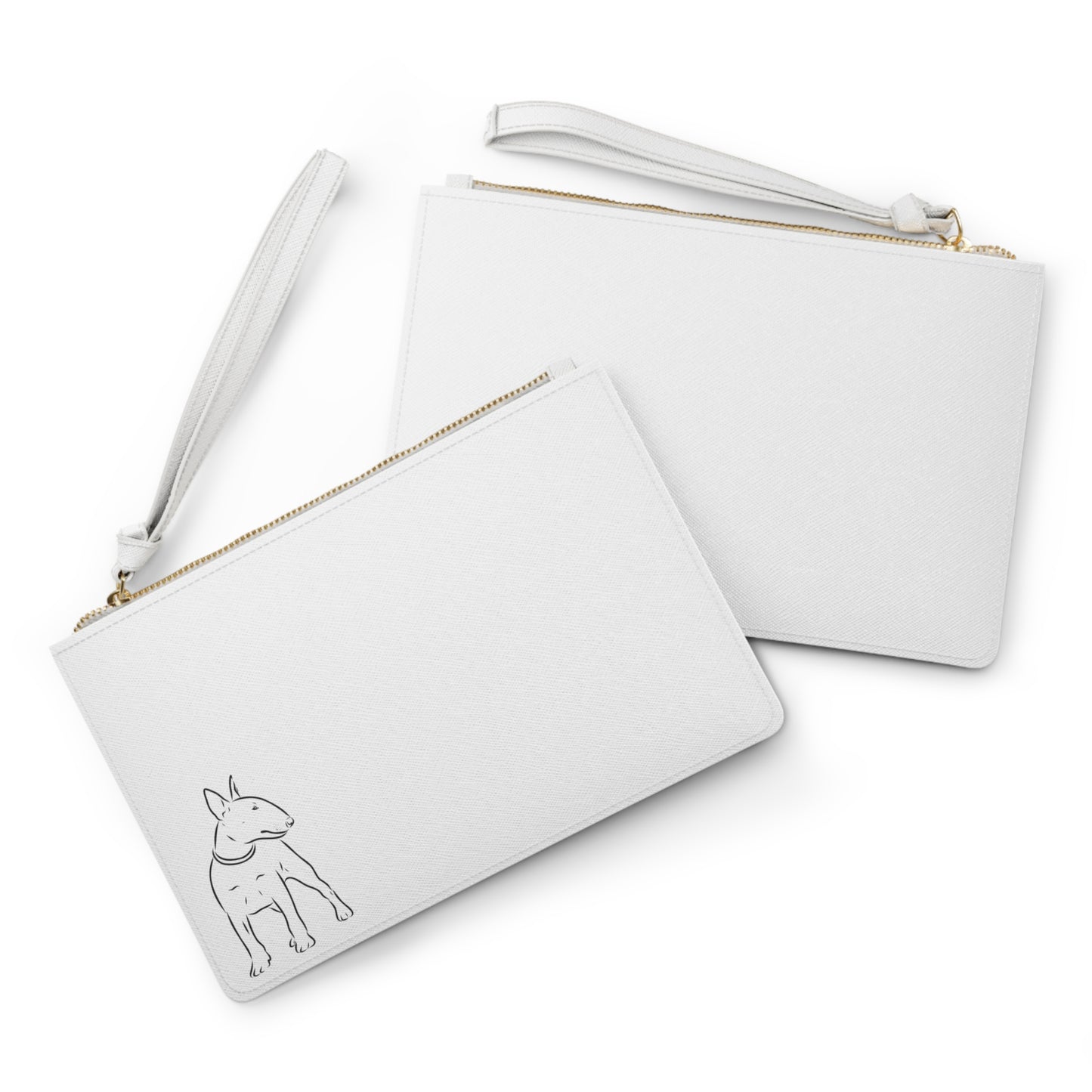 Bull Terrier Style 2 Clutch Bag
