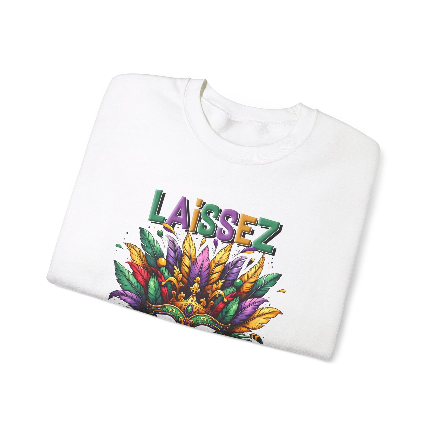 Let The Good Times Roll Mardi Gras Unisex Heavy Blend™ Crewneck Sweatshirt