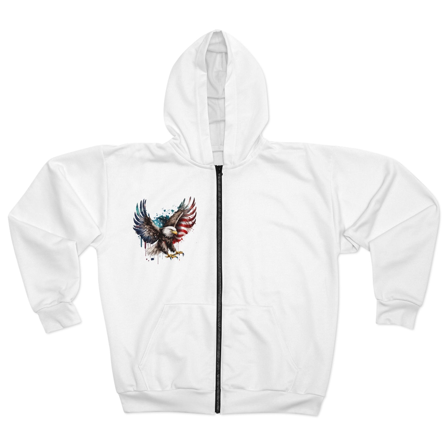 Eagle Unisex Zip Hoodie (AOP)