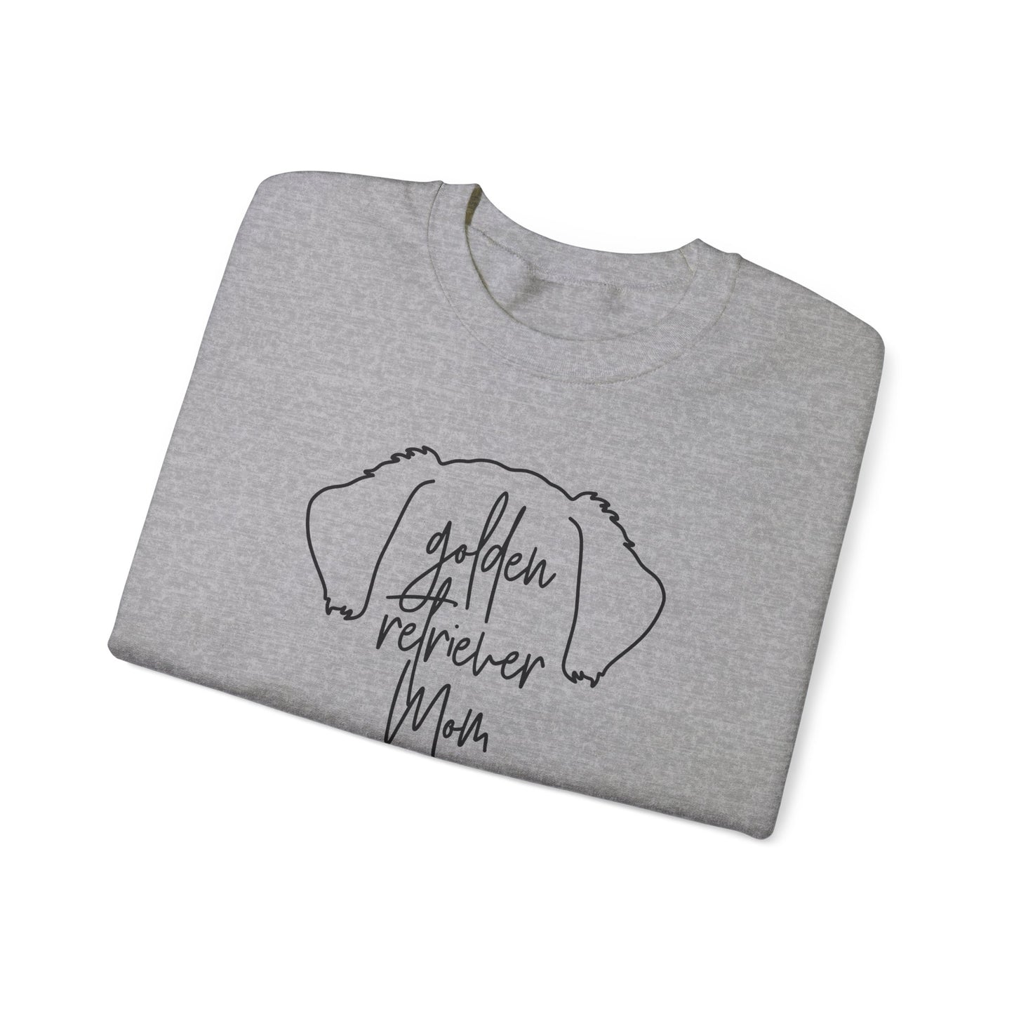 Golden Retriever Outline Unisex Heavy Blend™ Crewneck Sweatshirt