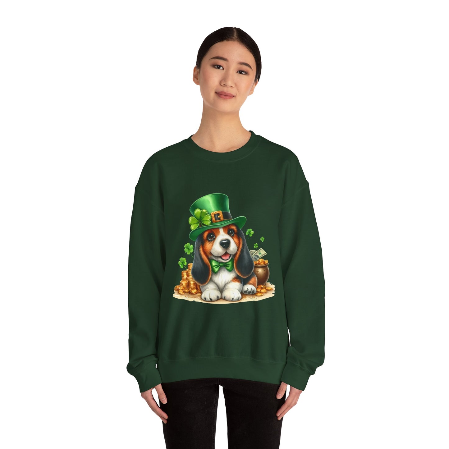 Beagle Puppy Leprechaun Unisex Sweatshirt