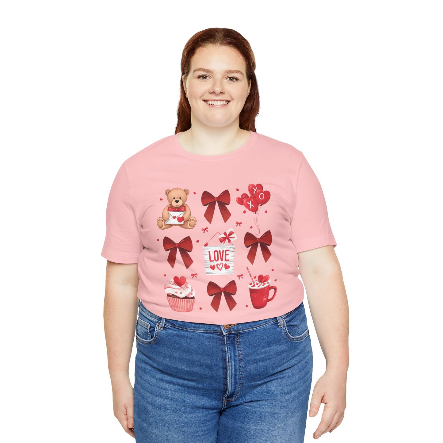 Valentine's Croquette Unisex Jersey Short Sleeve Tee