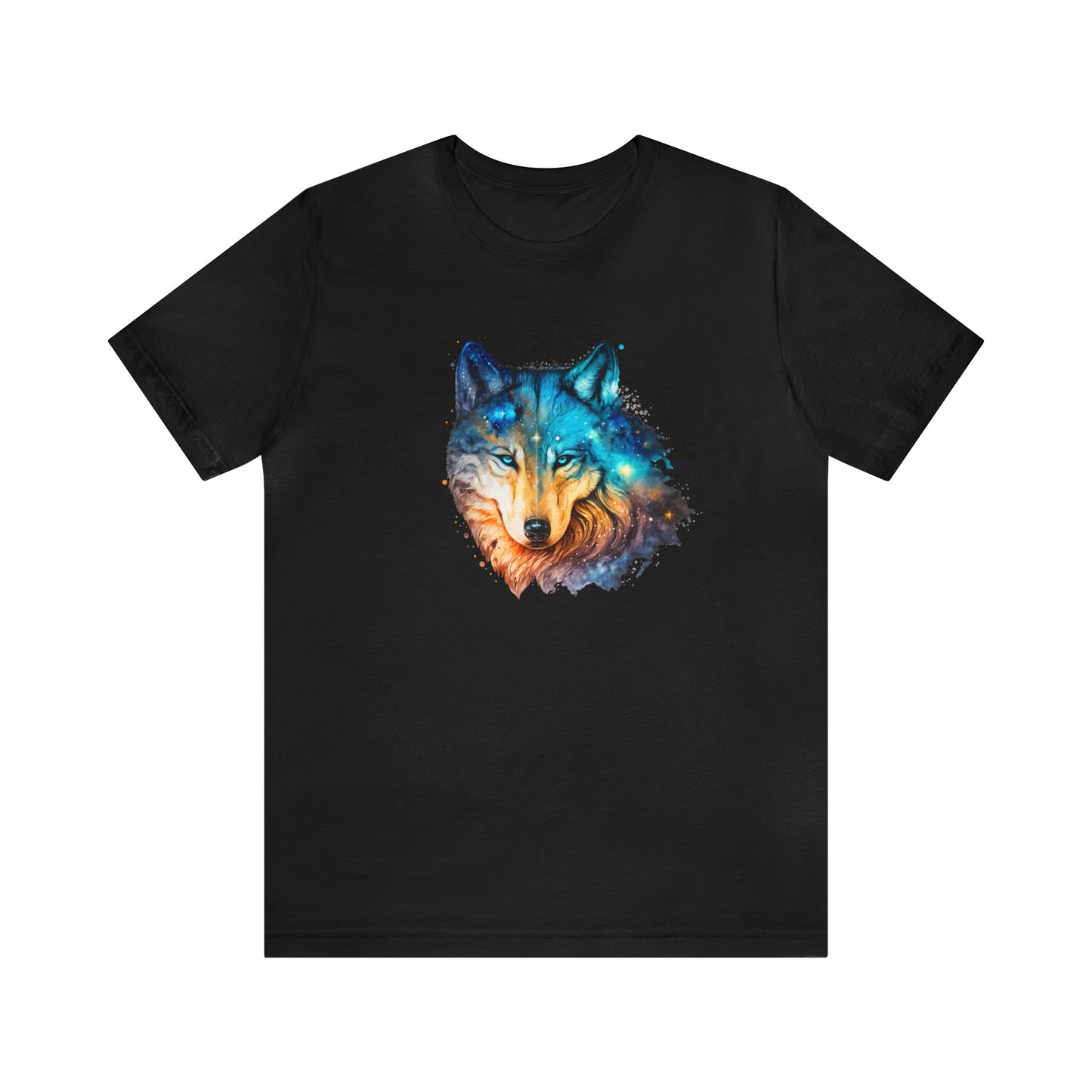 Unisex Jersey Short Sleeve Watercolor Wolf Tee