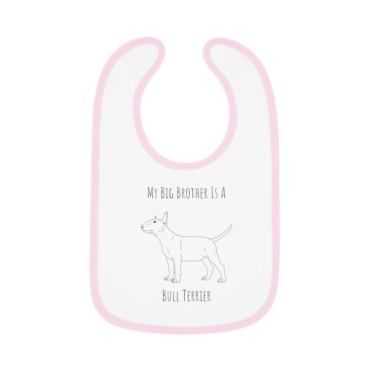 Brother Bull Terrier Baby Jersey Bib