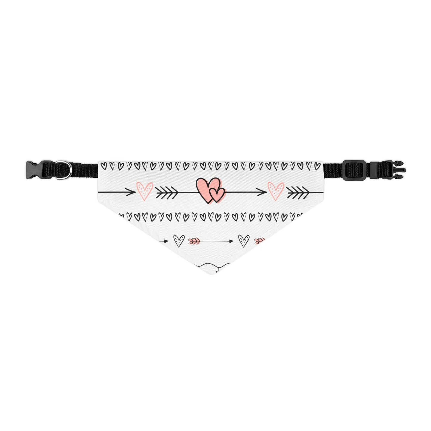 Valentine's Hearts Pet Bandana Collar