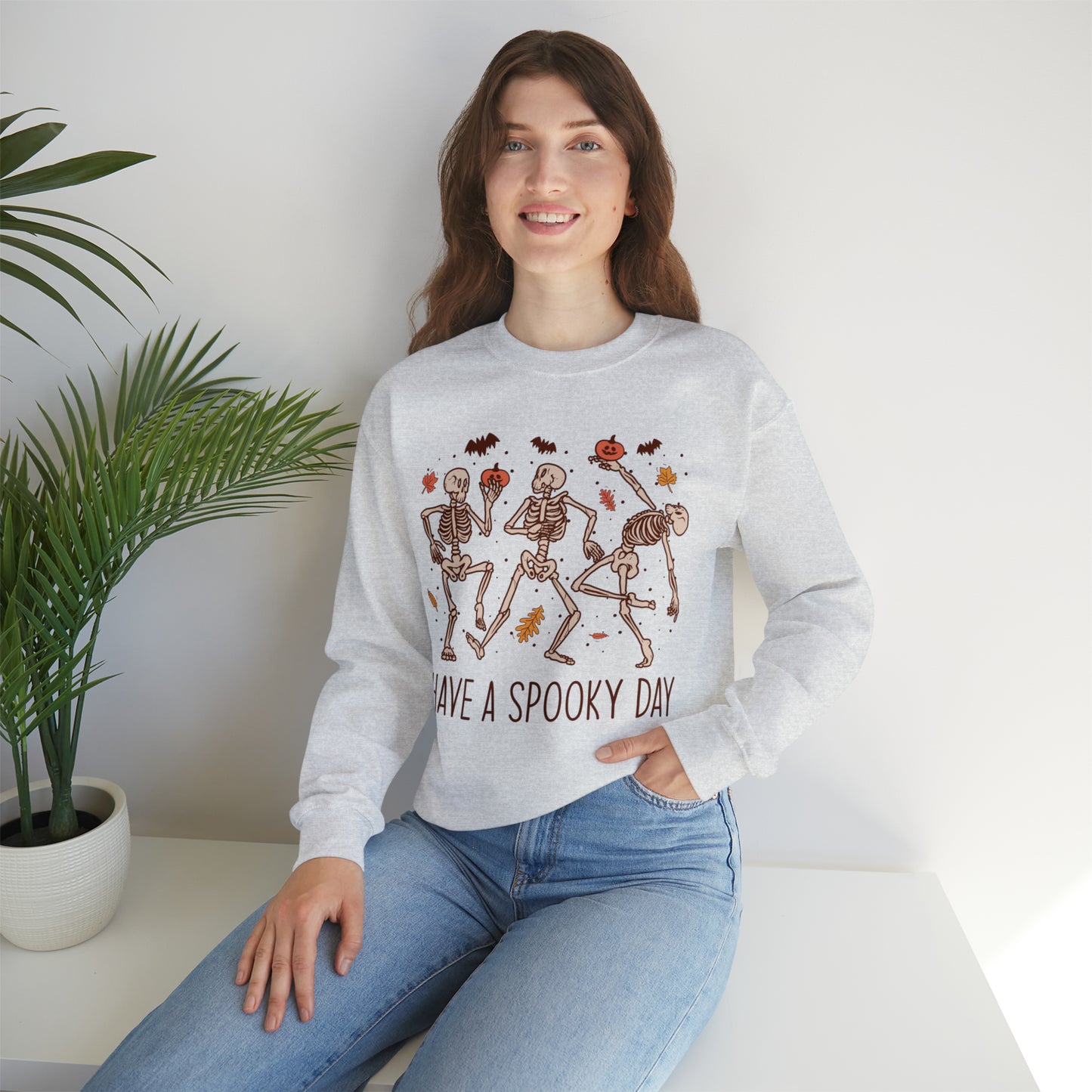 Unisex Heavy Blend™ Spooky Day Crewneck Sweatshirt