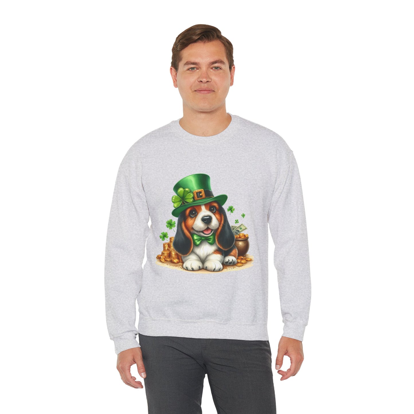 Beagle Puppy Leprechaun Unisex Sweatshirt