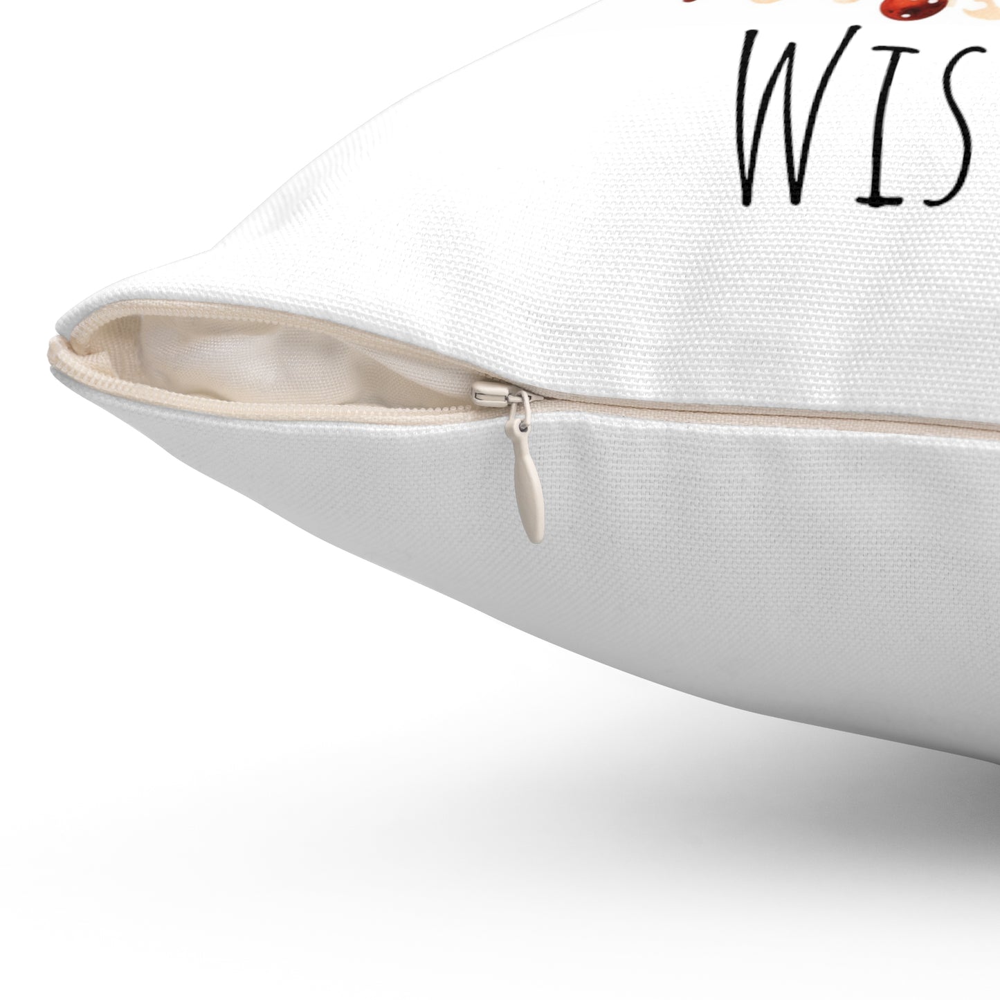 Christmas Spun Polyester Square Pillow