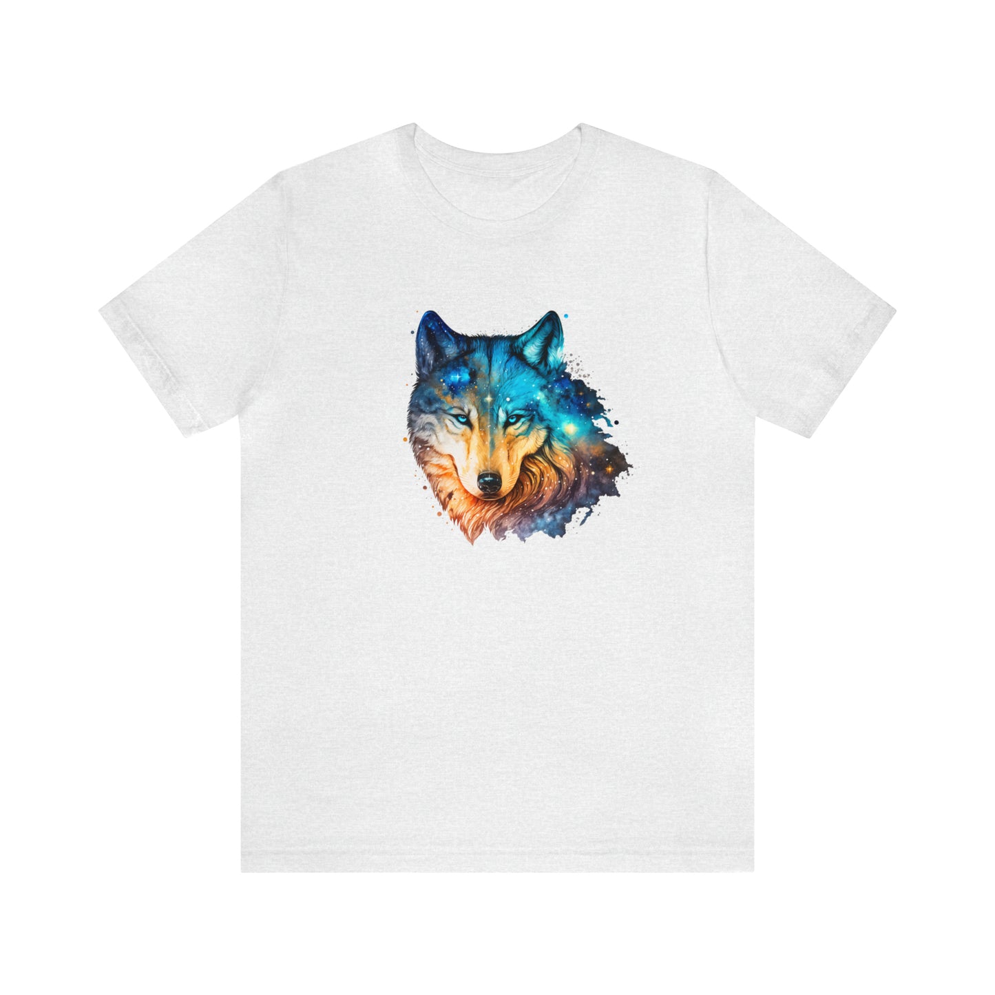 Unisex Jersey Short Sleeve Watercolor Wolf Tee
