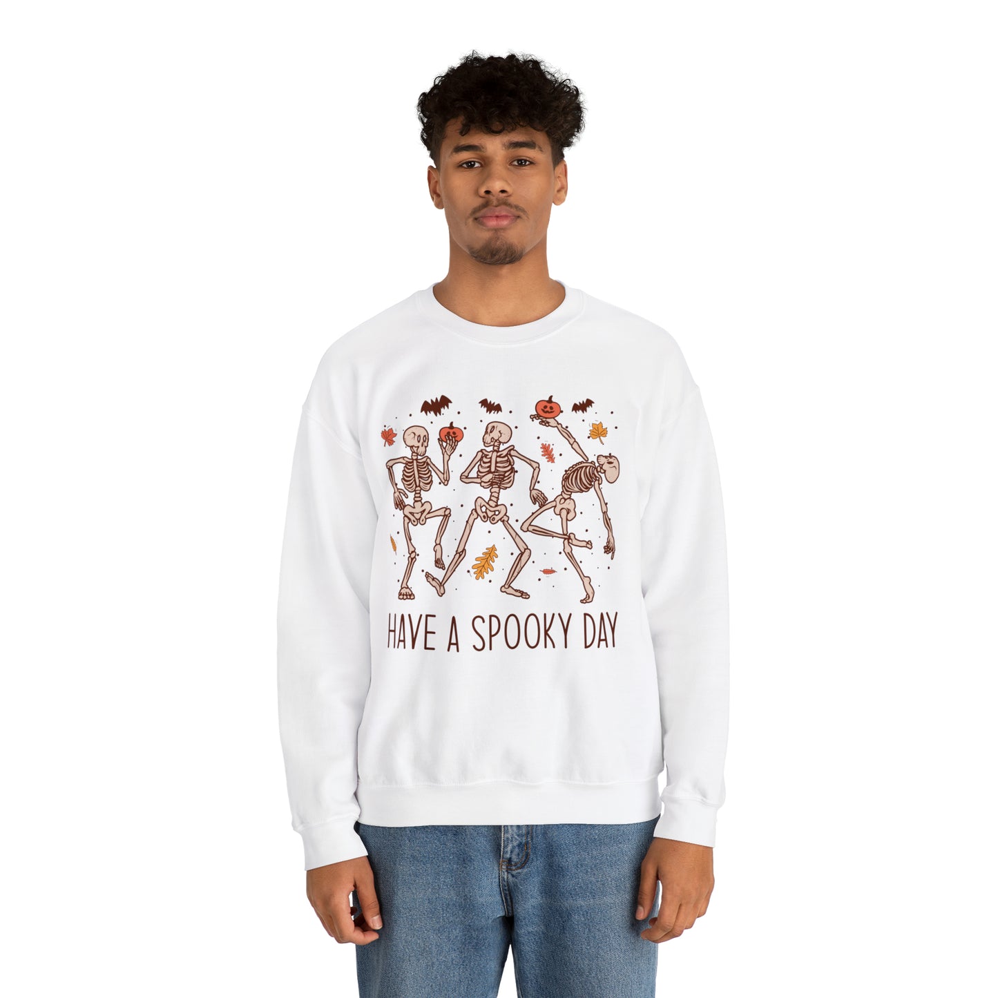 Unisex Heavy Blend™ Spooky Day Crewneck Sweatshirt