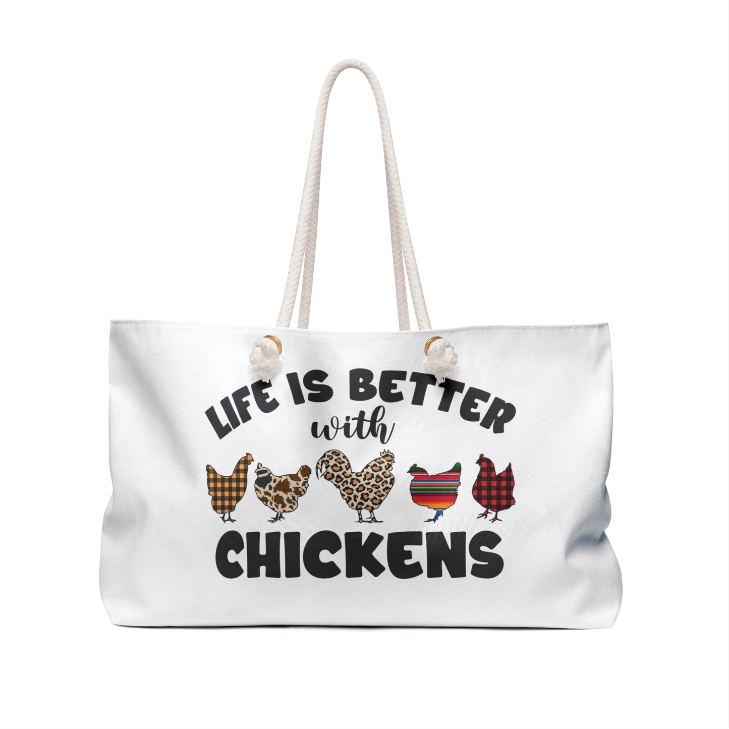 Chicken Weekender Bag