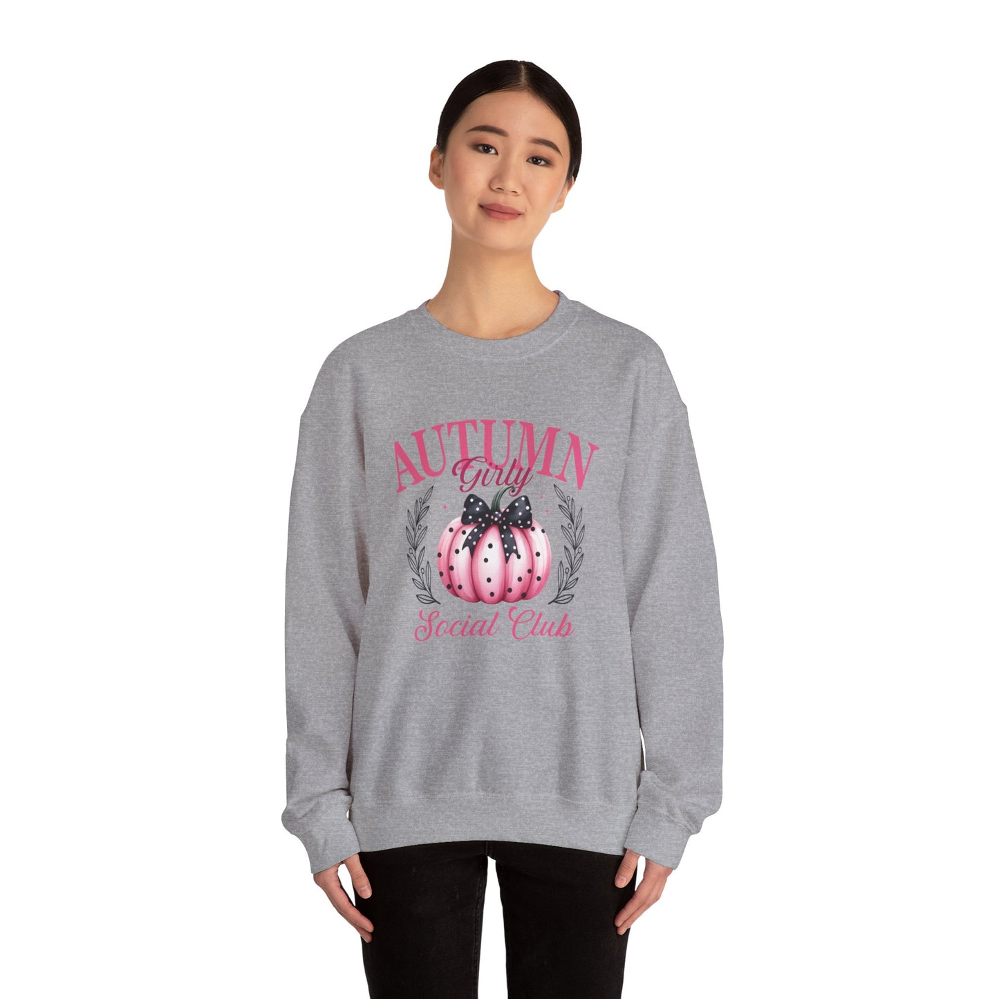Autumn Girly Social Club Unisex Heavy Blend™ Crewneck Sweatshirt