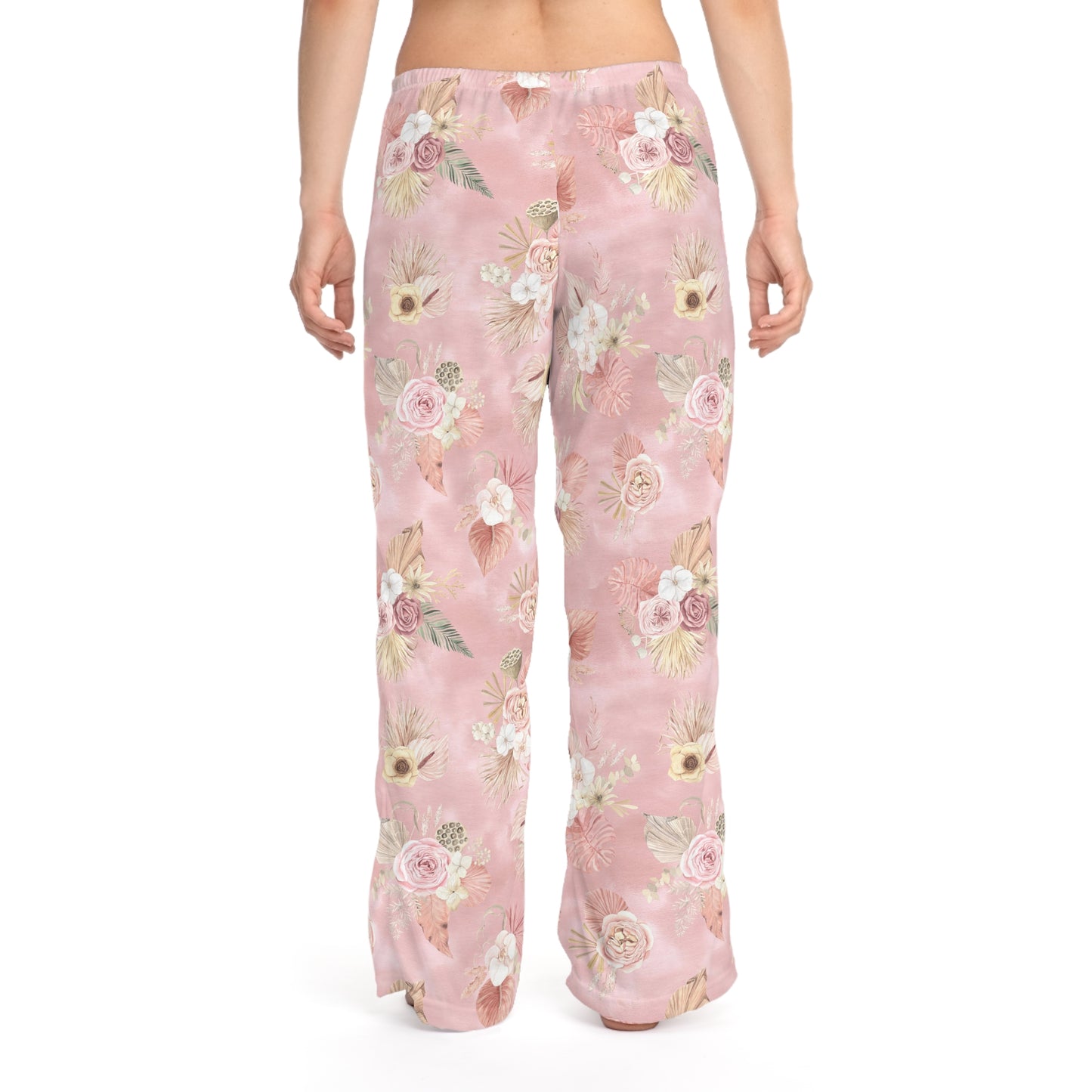 Tropical Flowers Women's Pajama Pants (AOP)