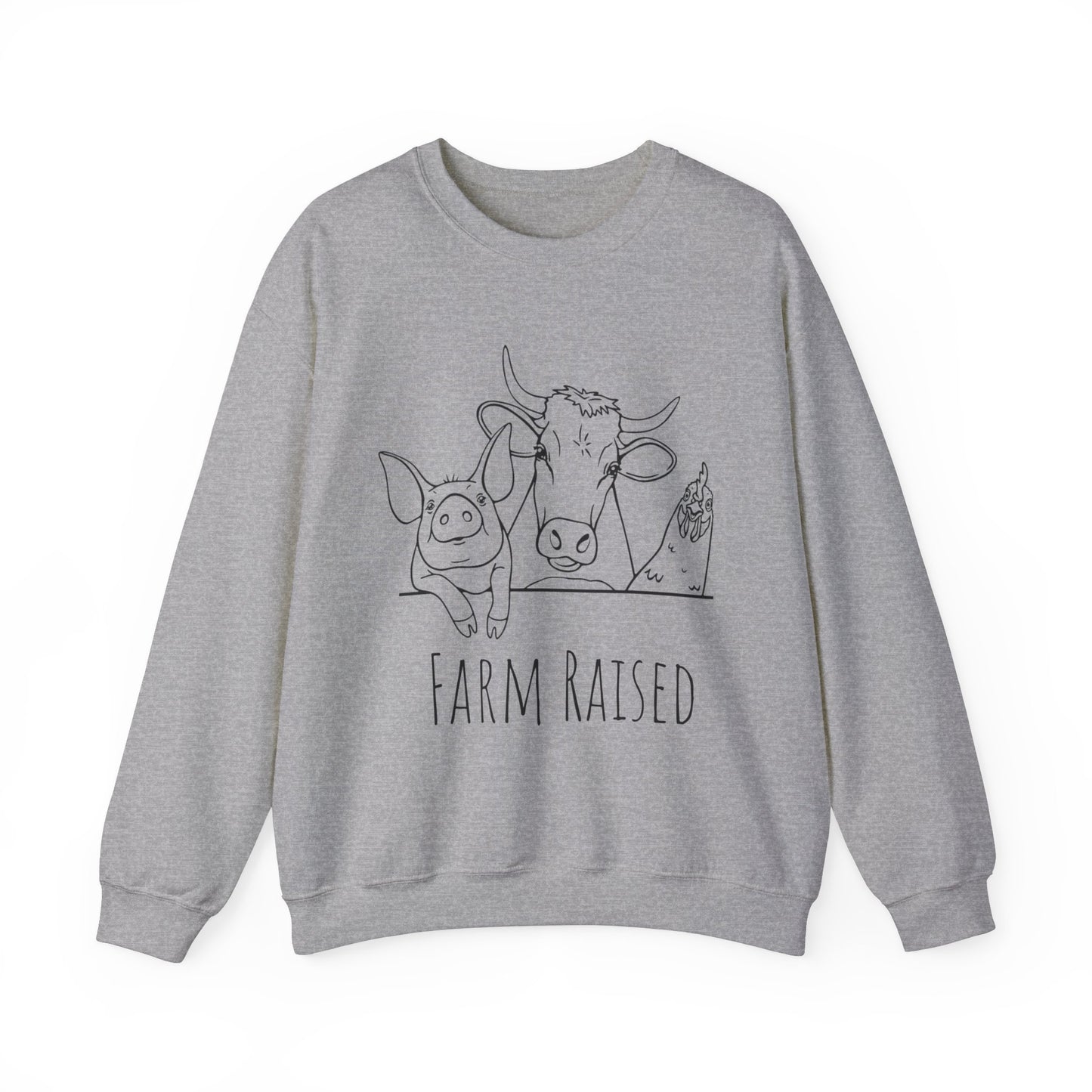 Farm Animals Unisex Heavy Blend™ Crewneck Sweatshirt